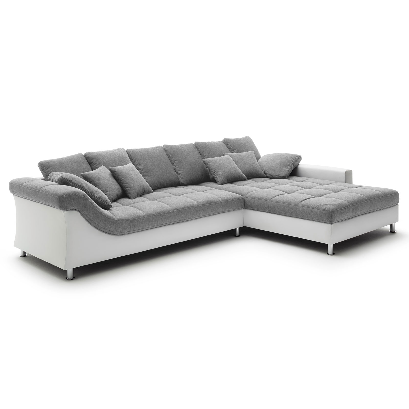 Sofa online grau weiss