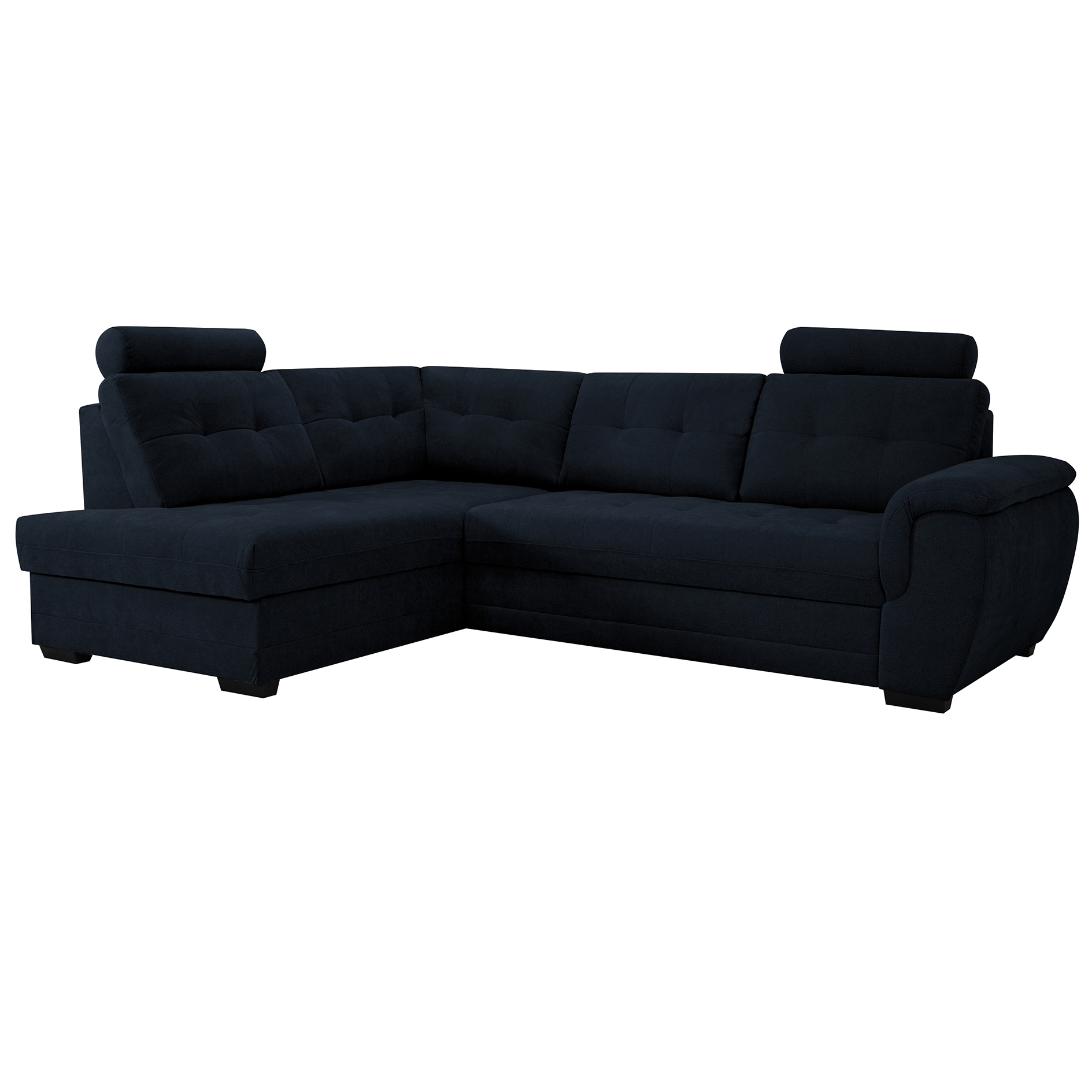 Ecksofa - night sky - Strukturgewebe - Liegefunktion - Staukasten links