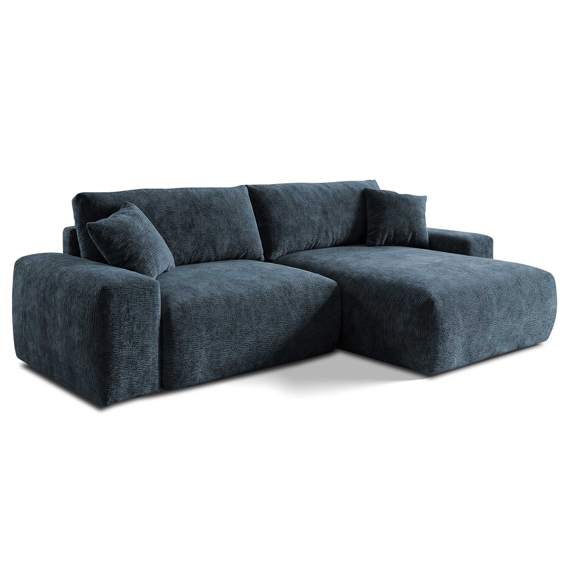 Ecksofa - ocean - Liegefunktion - Staukasten - Chenille