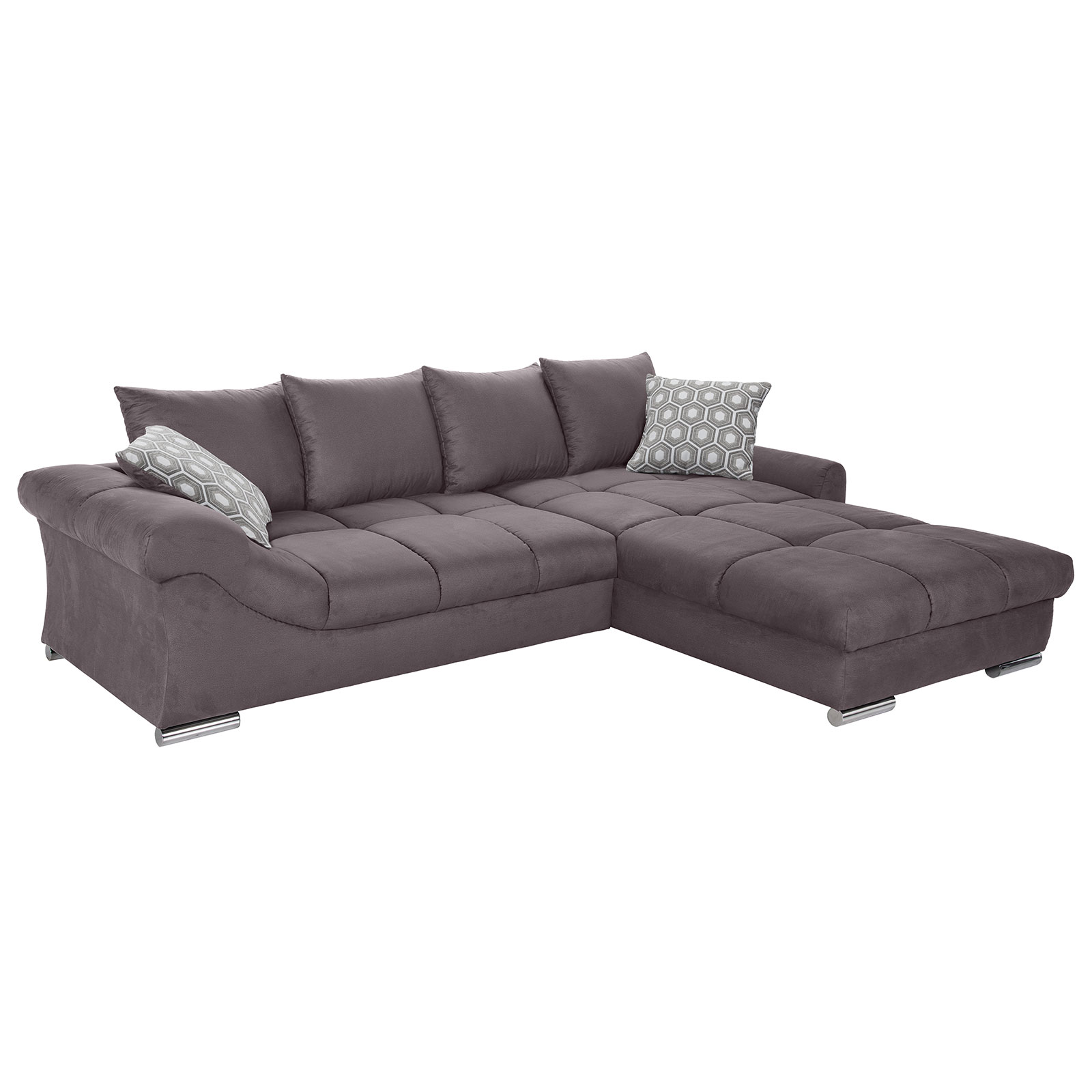 Ecksofa - rock - Microfaser - inklusive Kissen