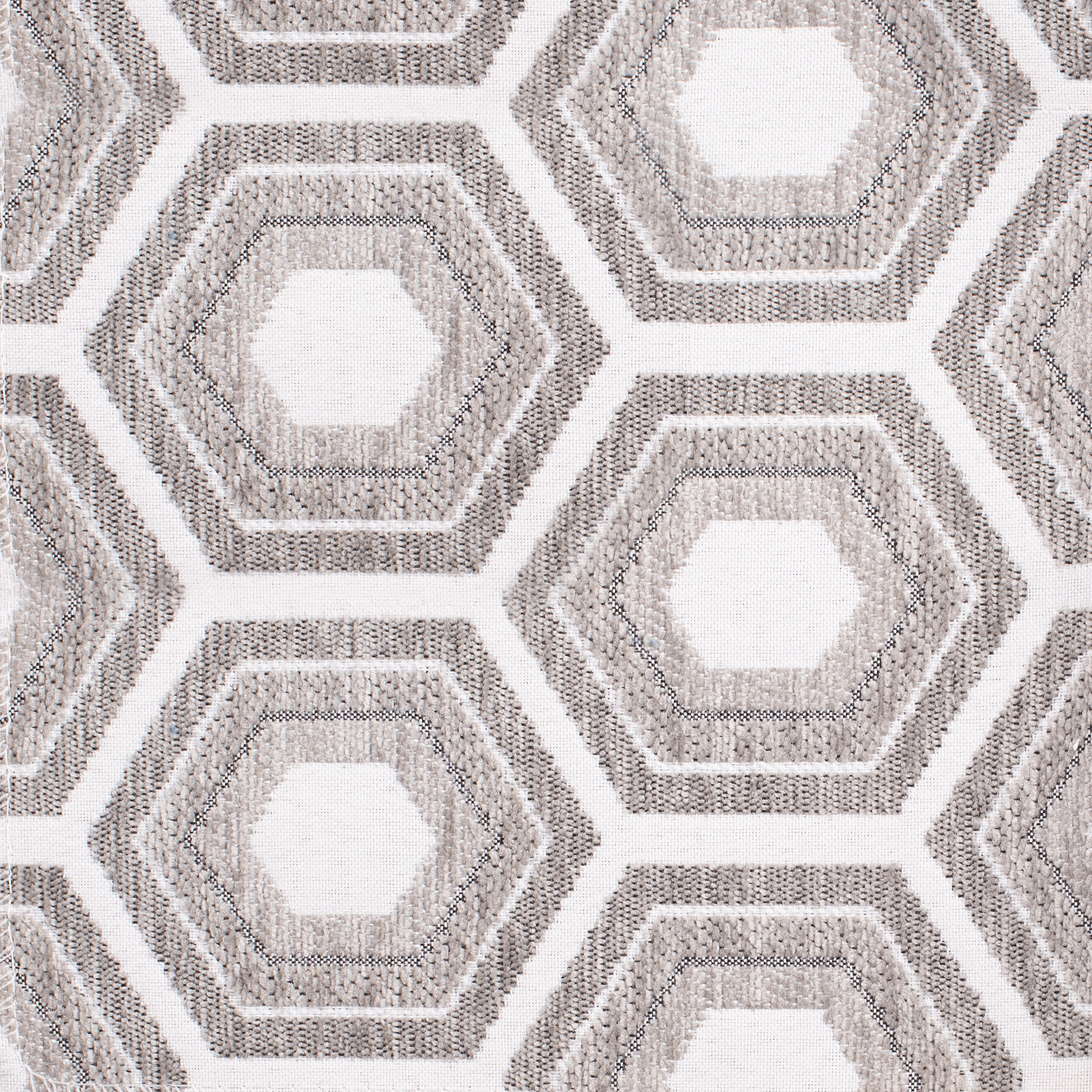 Ecksofa - taupe - Microfaser - inklusive Kissen