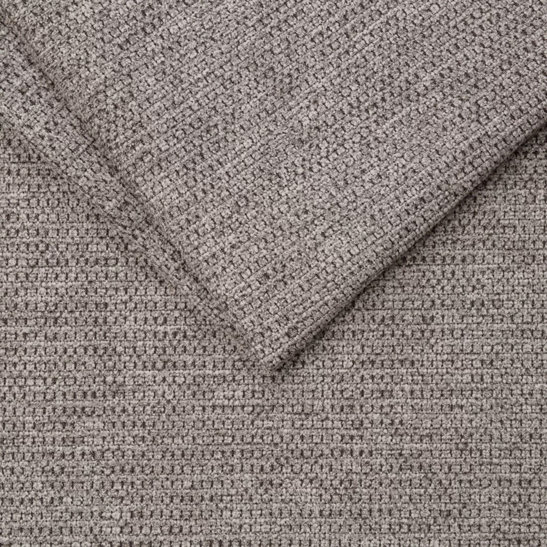 Ecksofa - taupe - mit Liegefunktion - Staukasten rechts