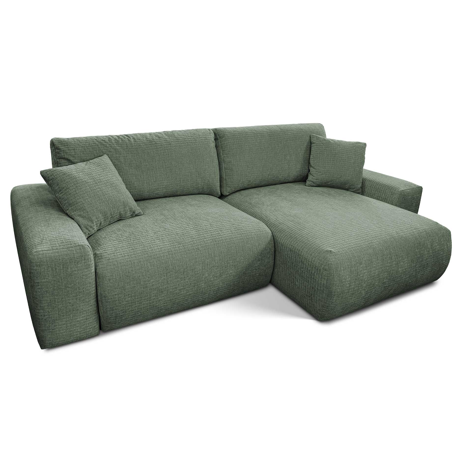 Ecksofa - wintermoss - Liegefunktion - Staukasten - Chenille