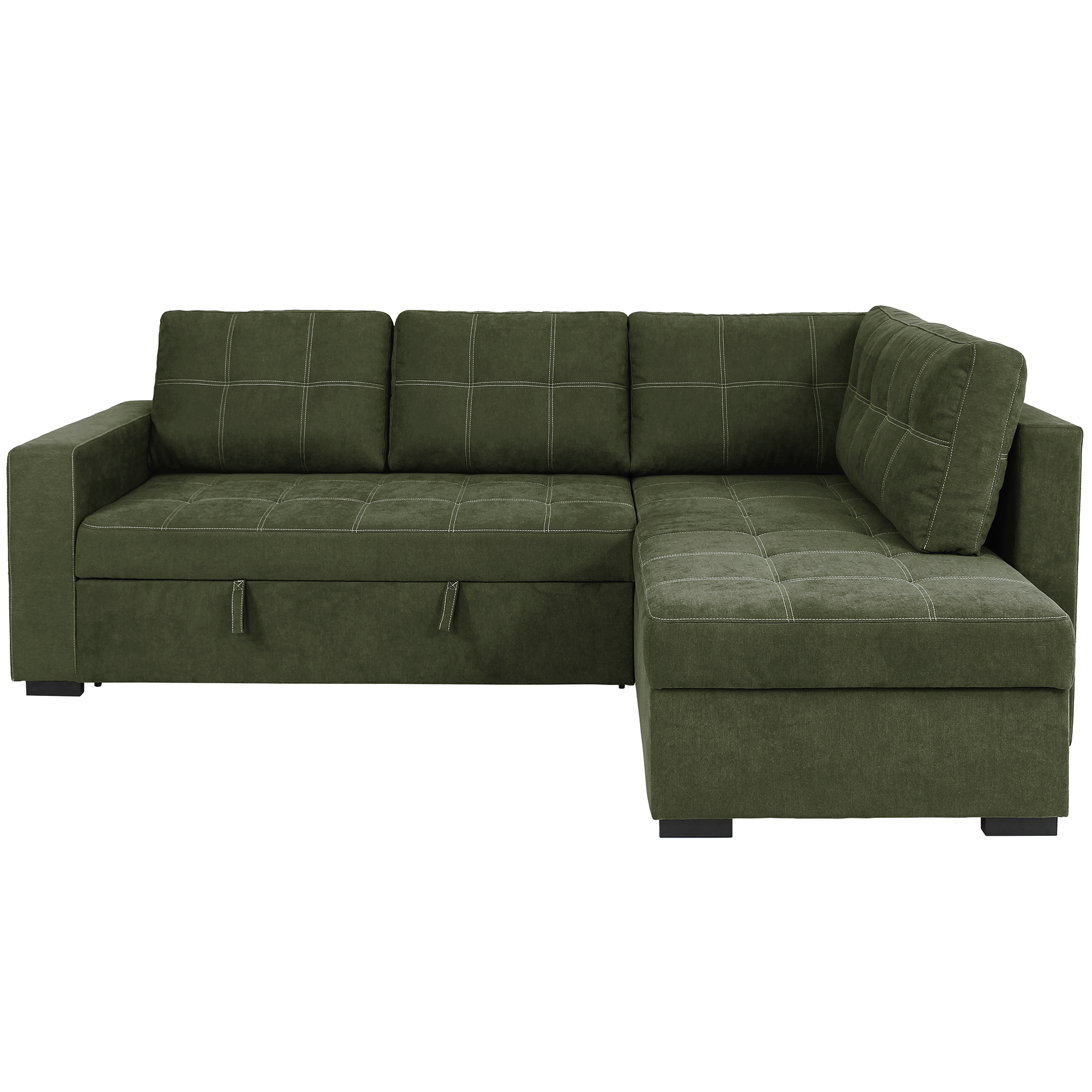 Ecksofa - wintermoss - Liegefunktion - Staukasten - Webstoff