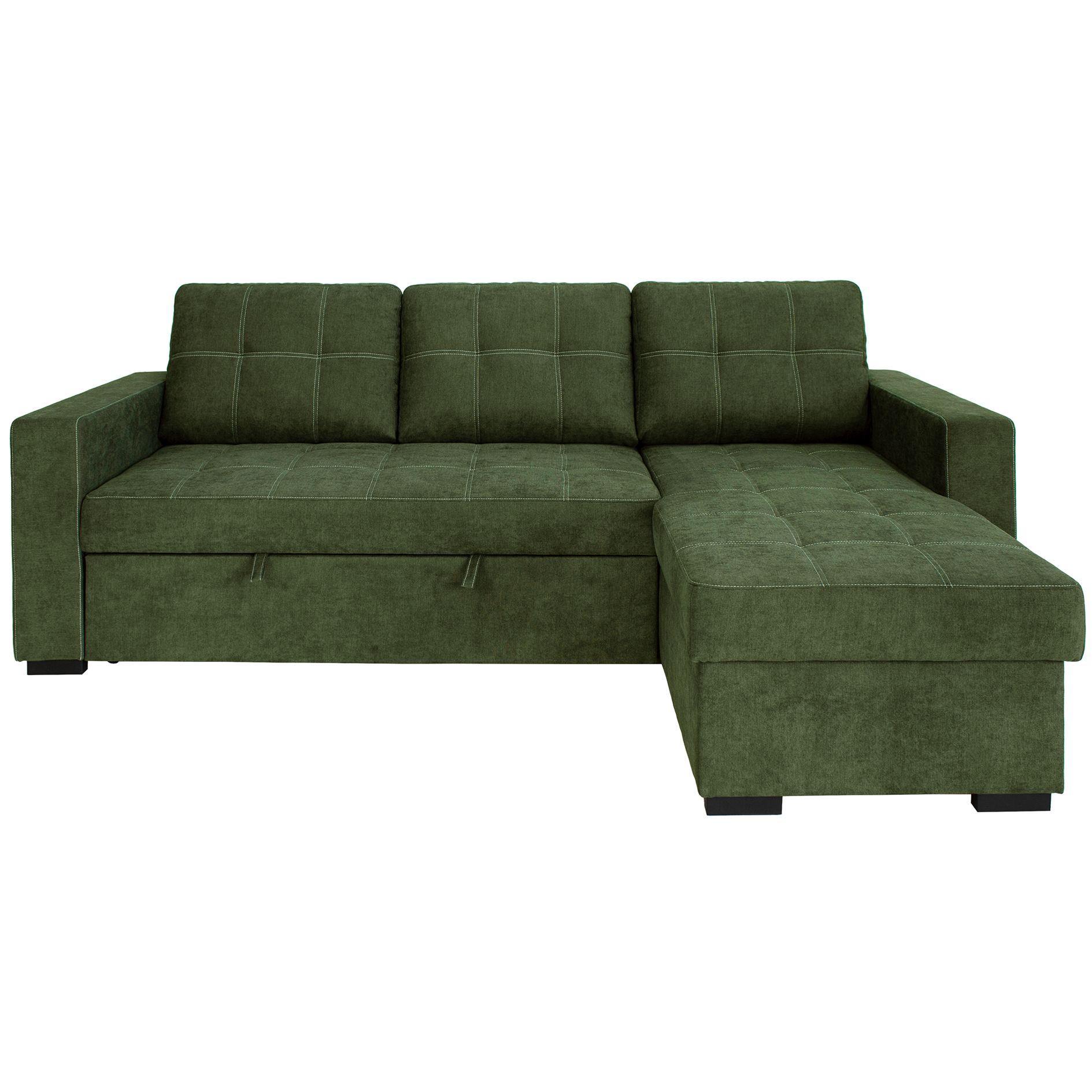Ecksofa - wintermoss - Liegefunktion und Staukasten
