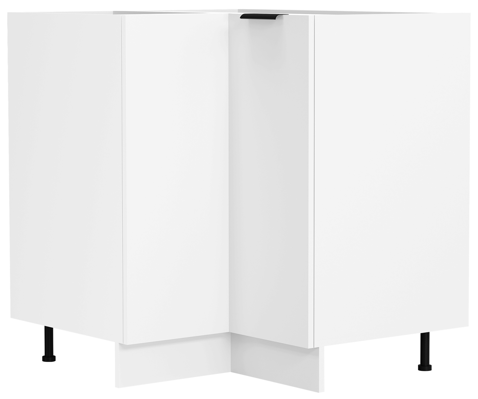 Eckunterschrank FASOLA - weiß - 76x76 cm