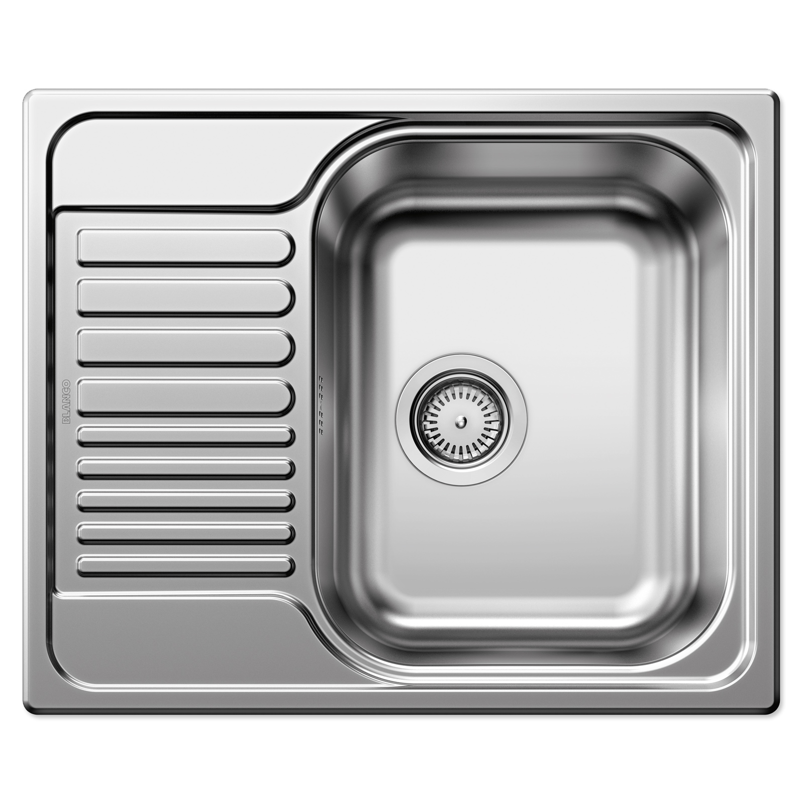 Einbauspüle - Edelstahl - reversibel