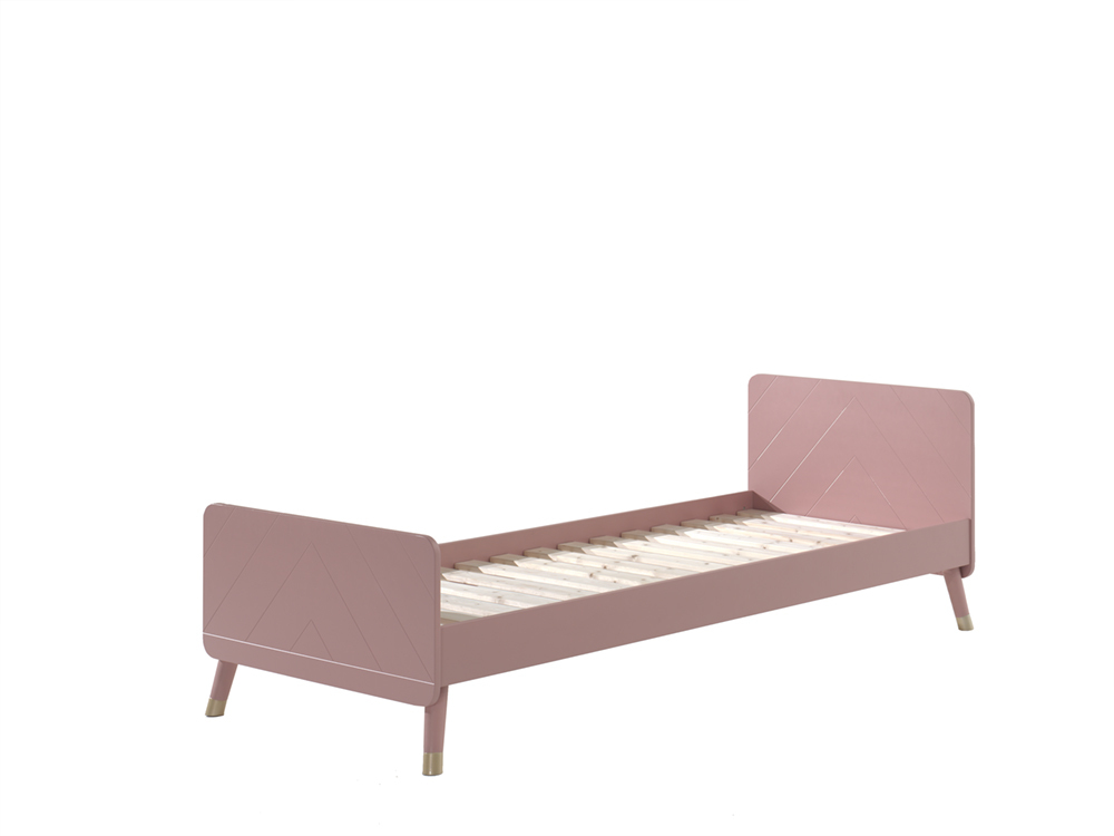 Einzelbett BILLY - terra-rosa - 90x200 cm