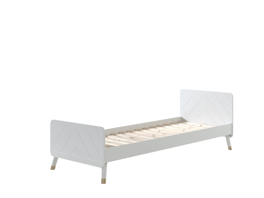 Einzelbett BILLY - weiß - 90x200 cm