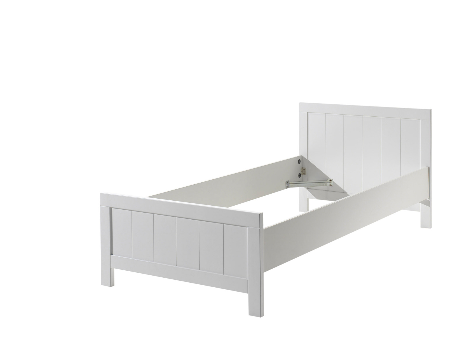 Einzelbett ERIK - weiß - 90x200 cm
