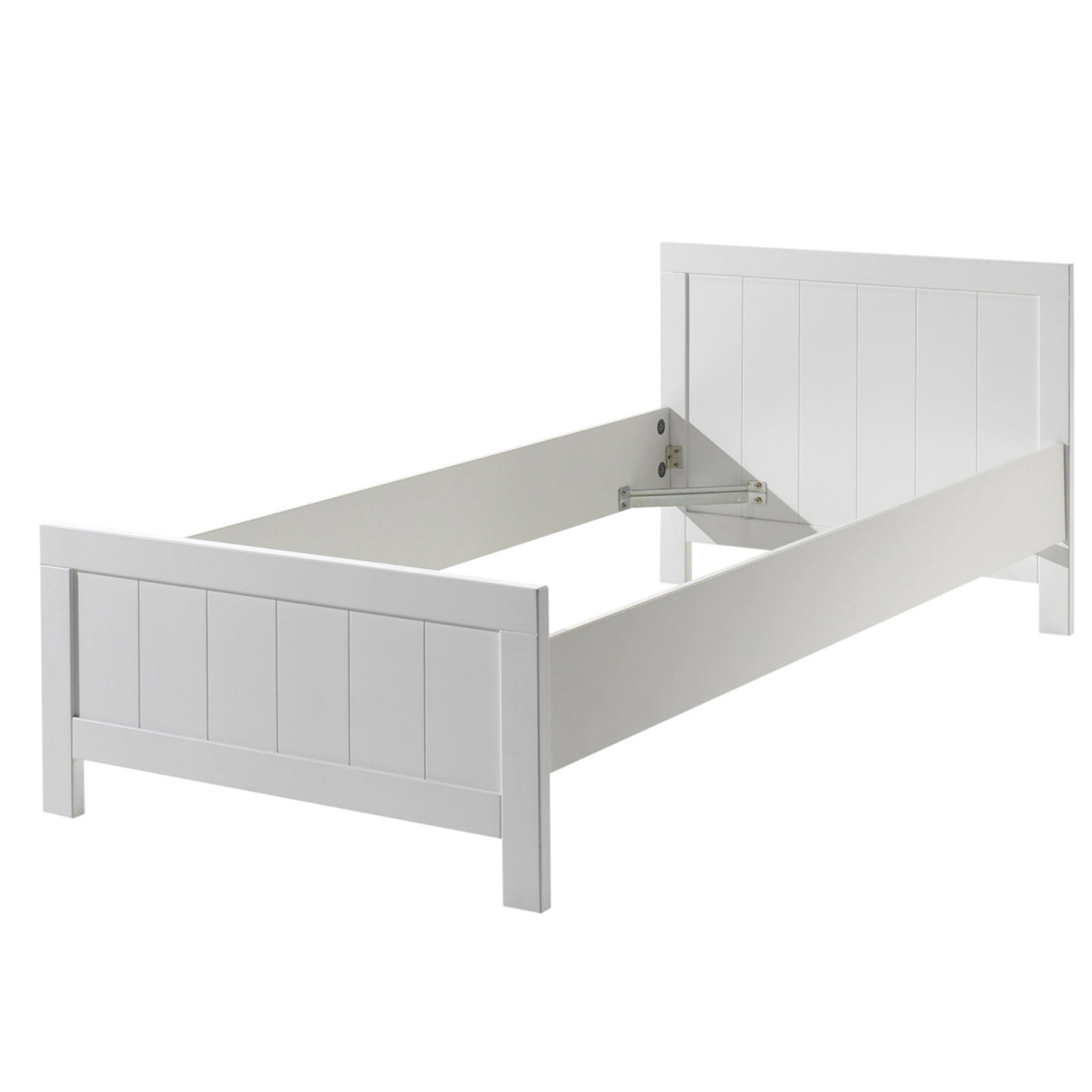 Einzelbett ERIK - weiß - 90x200 cm
