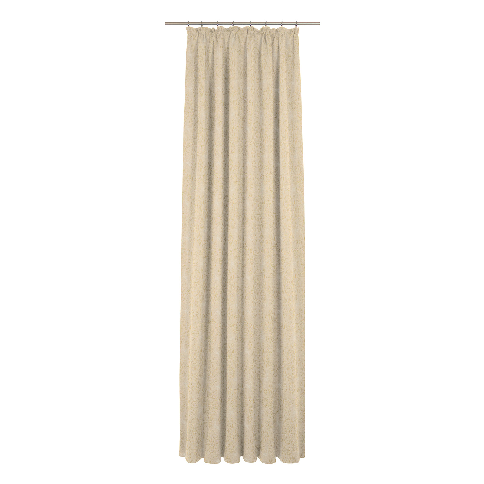 Einzelschal - creme-goldfarben - mit U-Band - 135x145 cm