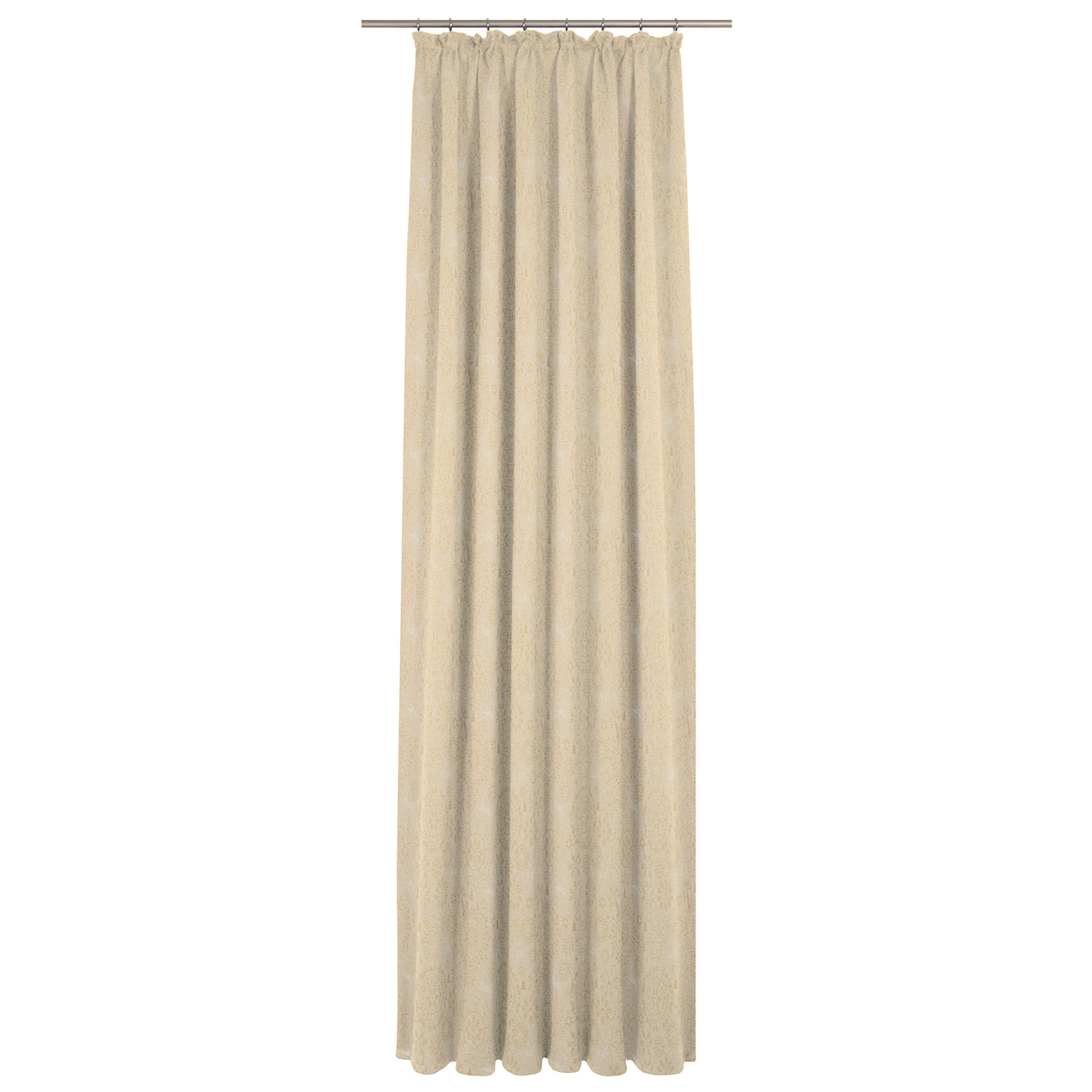 Einzelschal - creme-goldfarben - mit U-Band - 135x175 cm