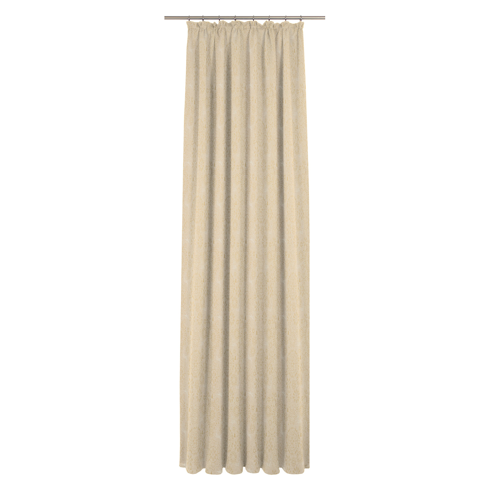Einzelschal - creme-goldfarben - mit U-Band - 135x225 cm