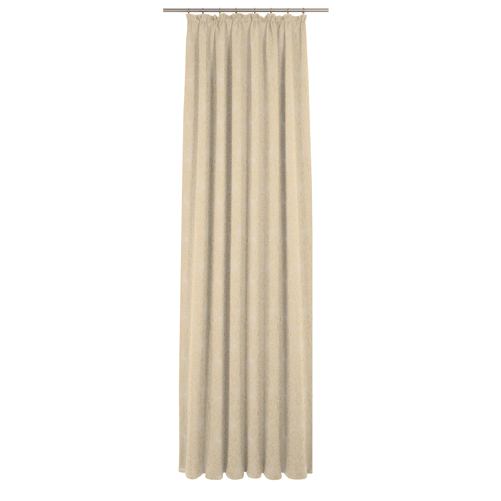 Einzelschal - creme-goldfarben - mit U-Band - 135x245 cm