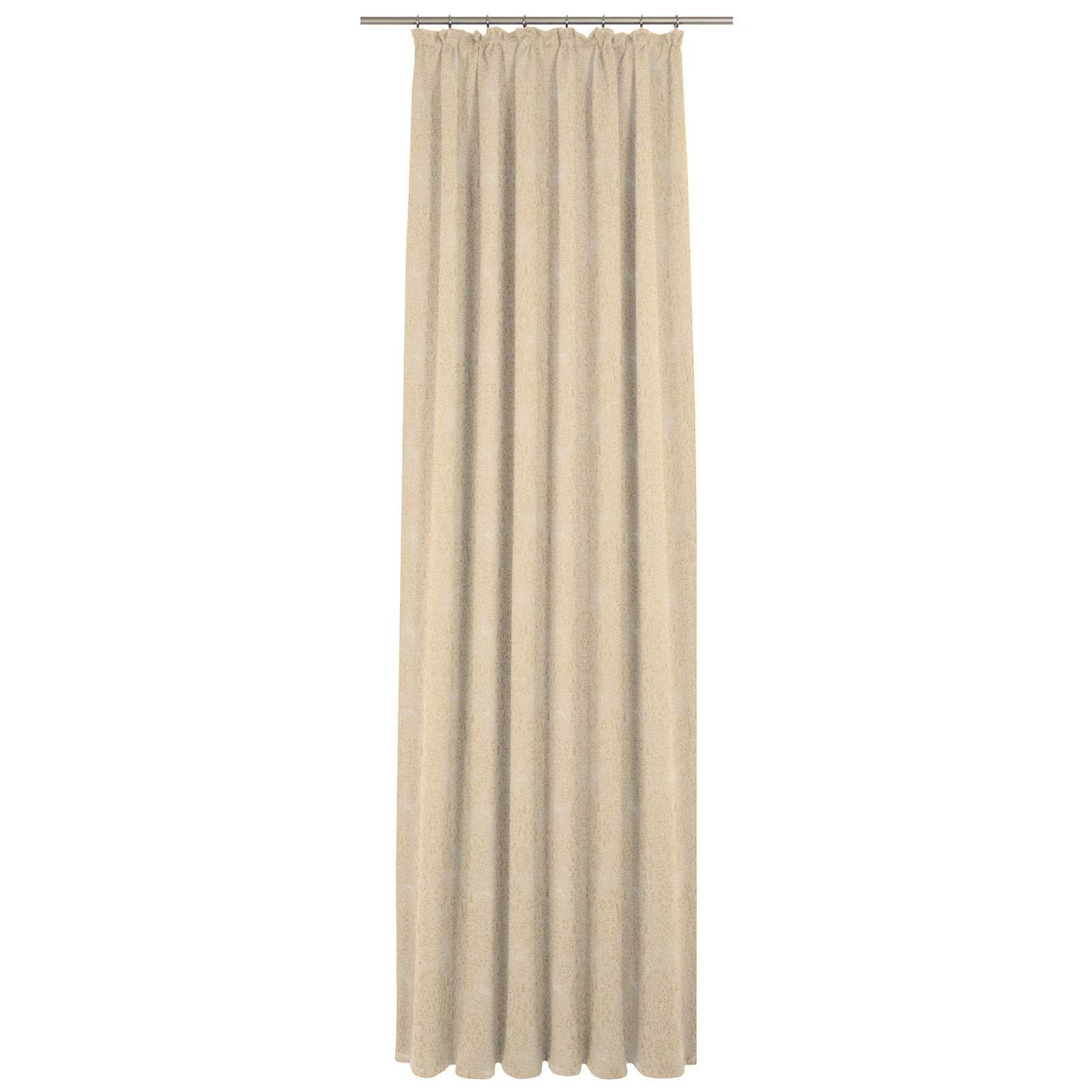 Einzelschal - creme-goldfarben - mit U-Band - 65x120 cm