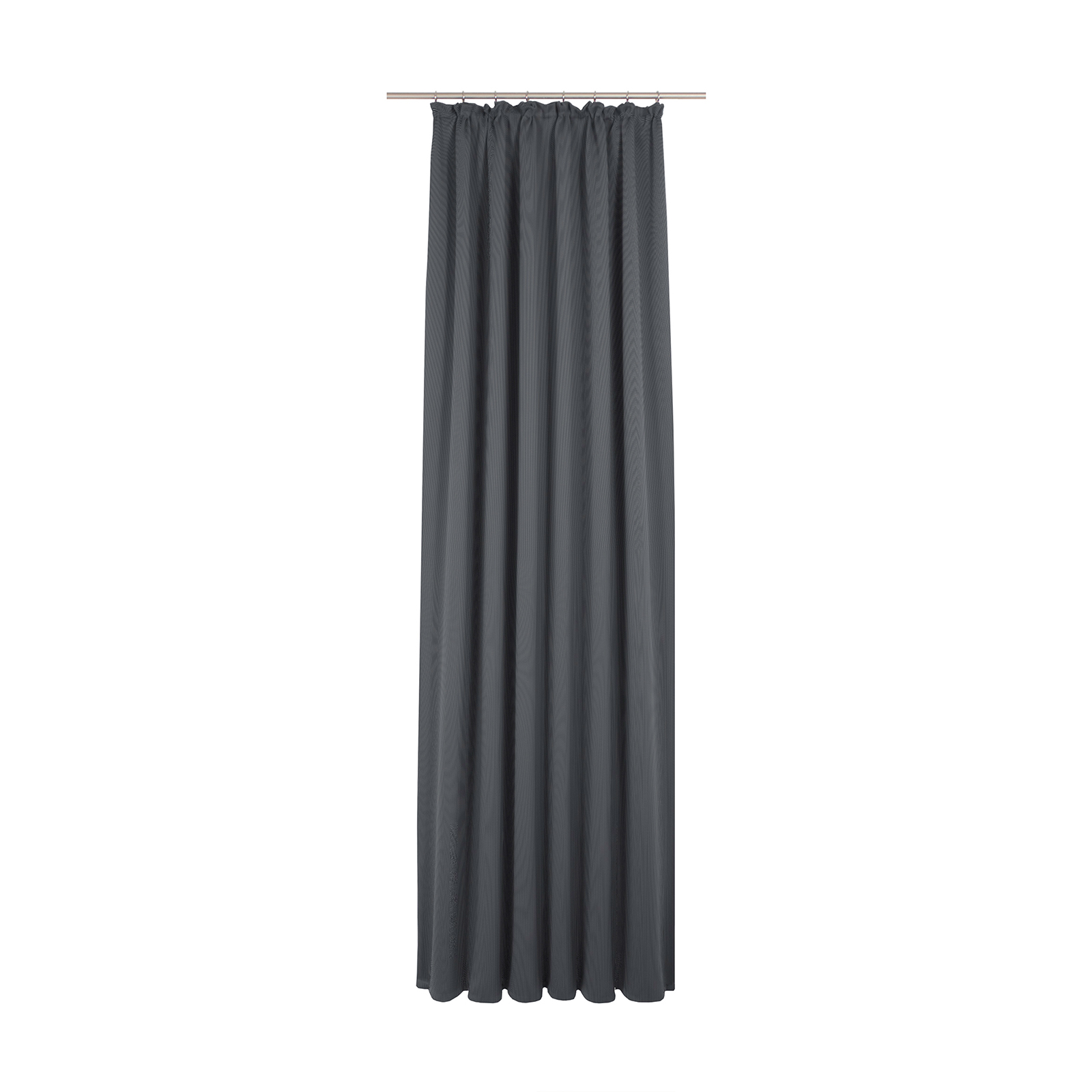 Einzelschal mit Kräuselband UNI COLLECTION LIGHT - dunkelblau - 145x145 cm