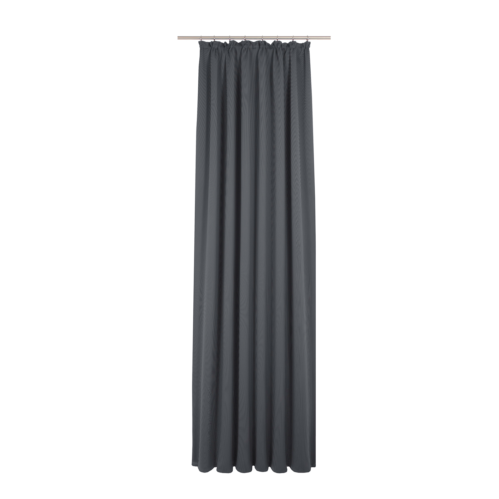 Einzelschal mit Kräuselband UNI COLLECTION LIGHT - dunkelblau - 145x225 cm