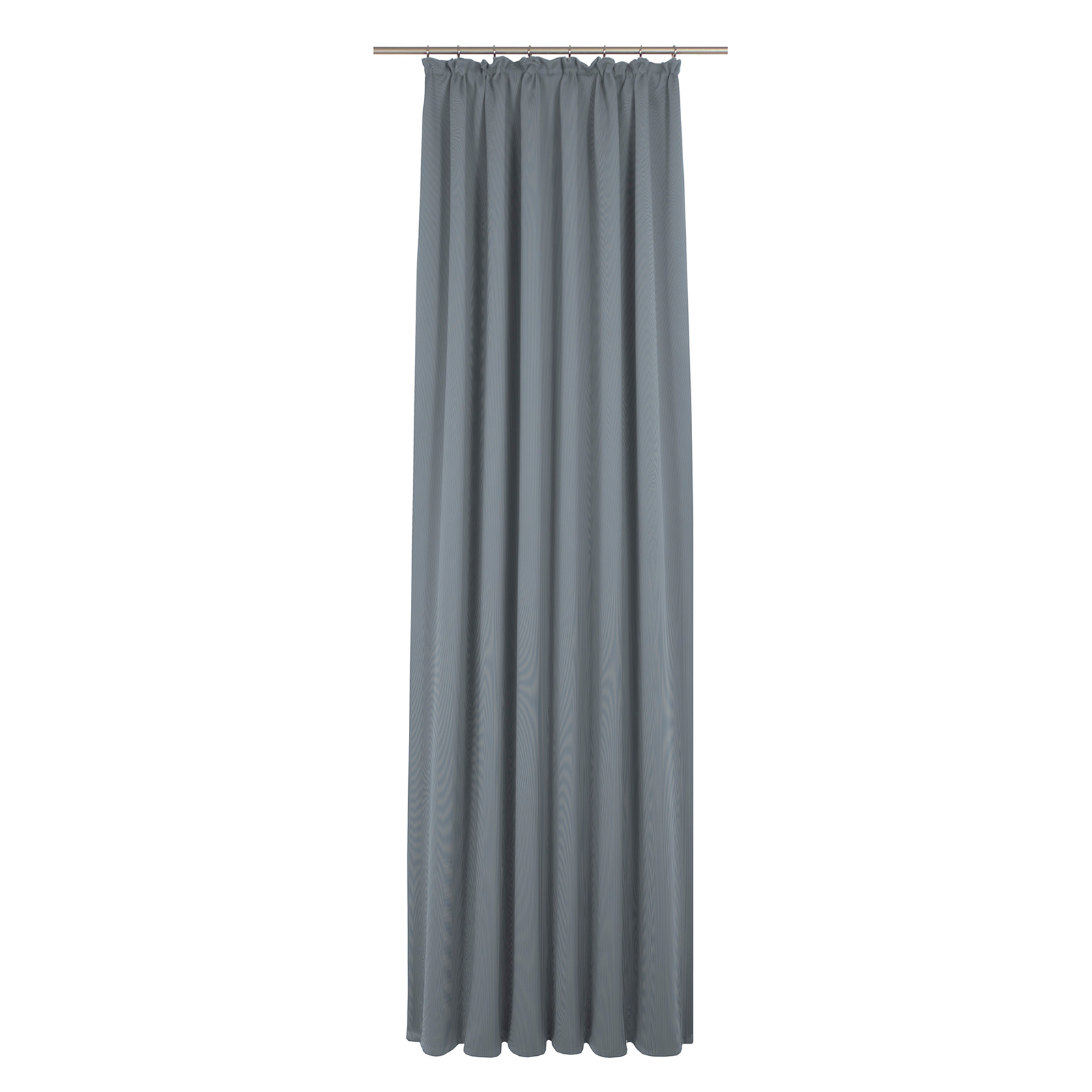 Einzelschal mit Kräuselband UNI COLLECTION LIGHT - königsblau- 145x175 cm