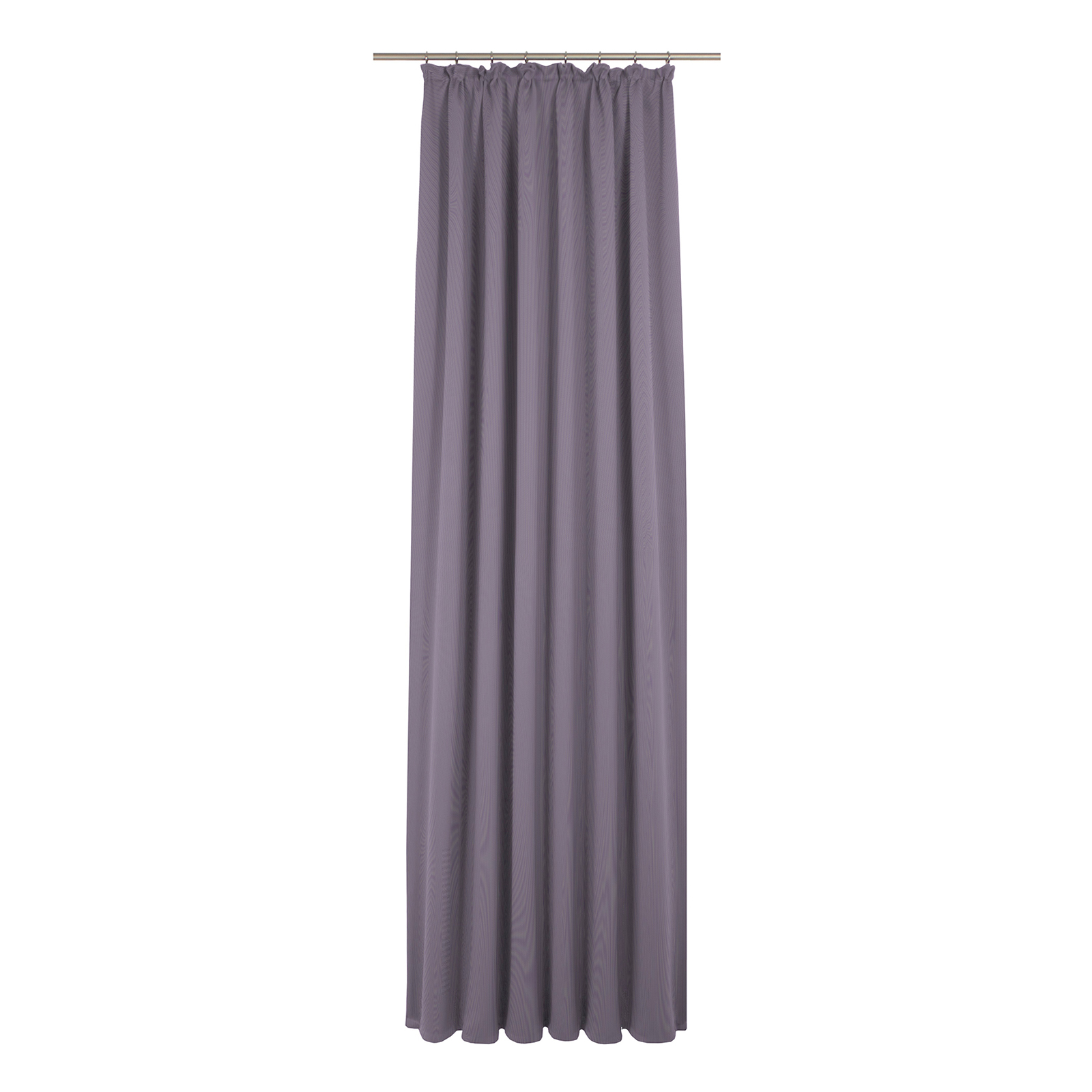 Einzelschal mit Kräuselband UNI COLLECTION LIGHT - lila - 145x145 cm