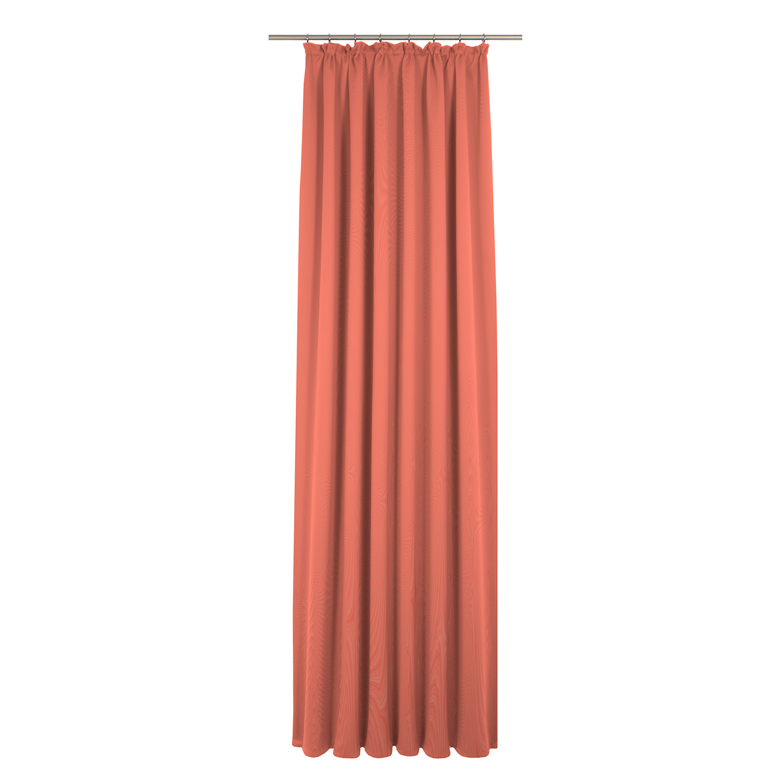 Einzelschal mit Kräuselband UNI COLLECTION LIGHT - orange - 145x225 cm