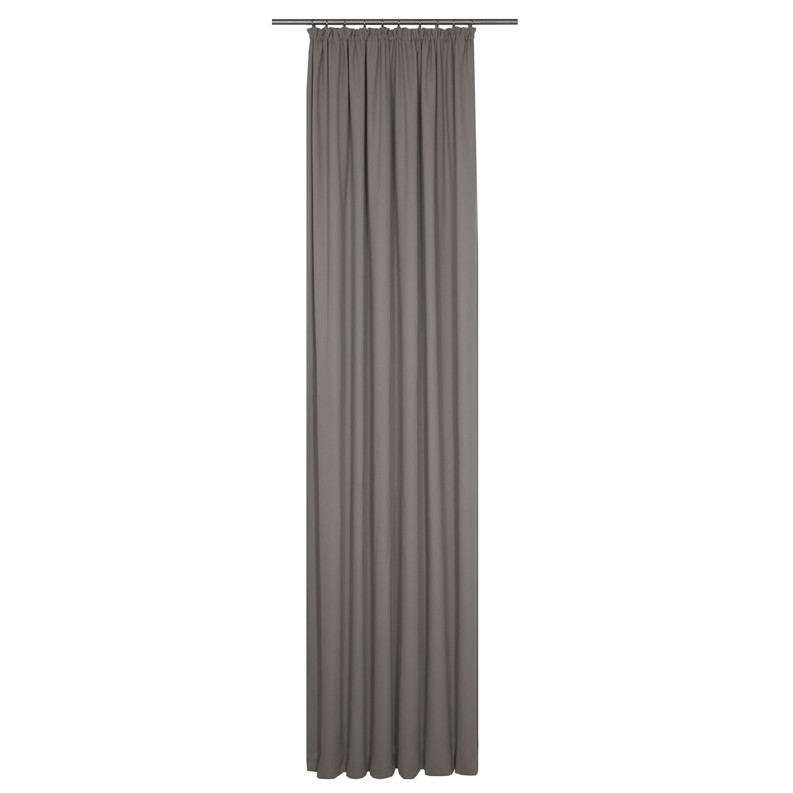 Einzelschal mit Kräuselband WIRTHNATUR - dunkelgrau - 1-lagig - 130x245 cm