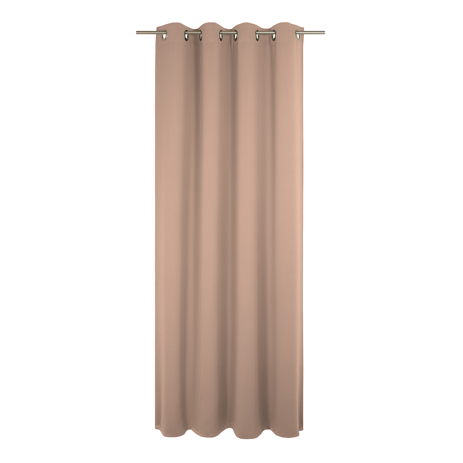 Einzelschal mit Ösen UNI COLLECTION LIGHT - beige - 145x175 cm