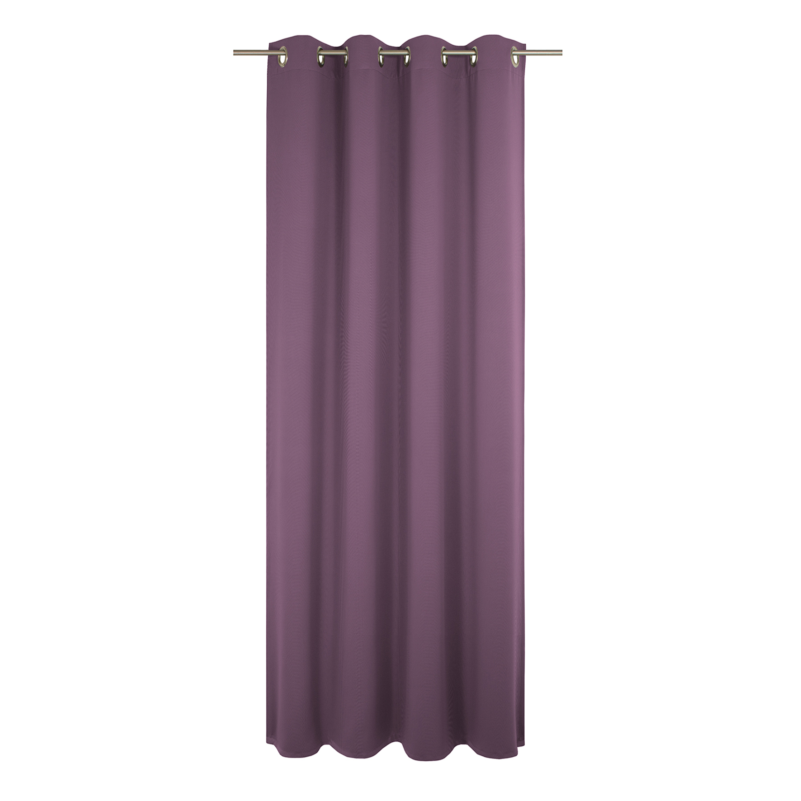 Einzelschal mit Ösen UNI COLLECTION LIGHT - lila - 145x175 cm