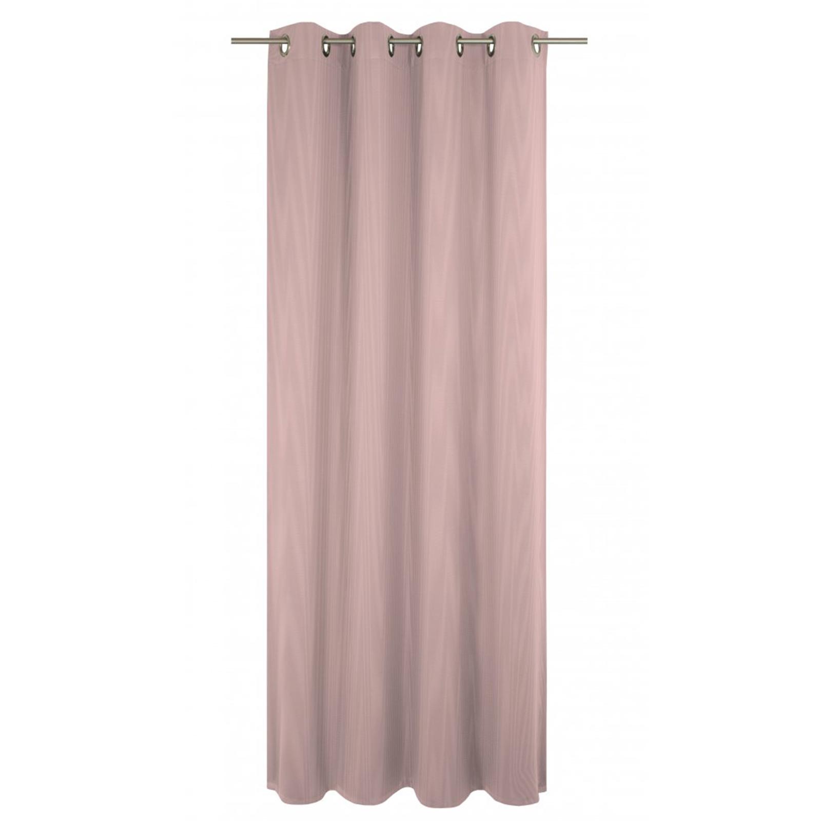 Einzelschal UNI COLLECTION - rosa - mit Ösen - 225x145 cm