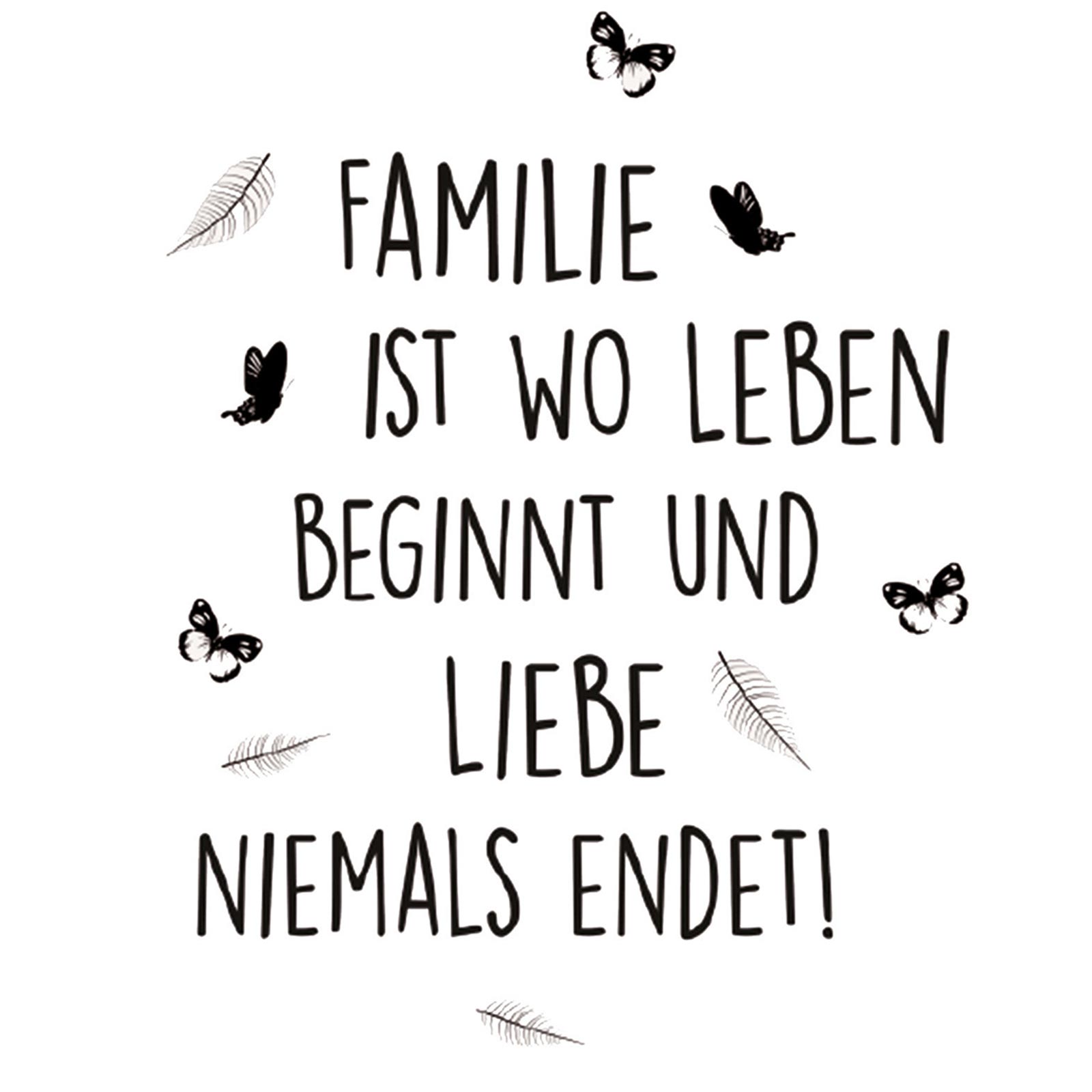 ELLAhome Wandtattoo Spruch Familie selbstklebend Online bei