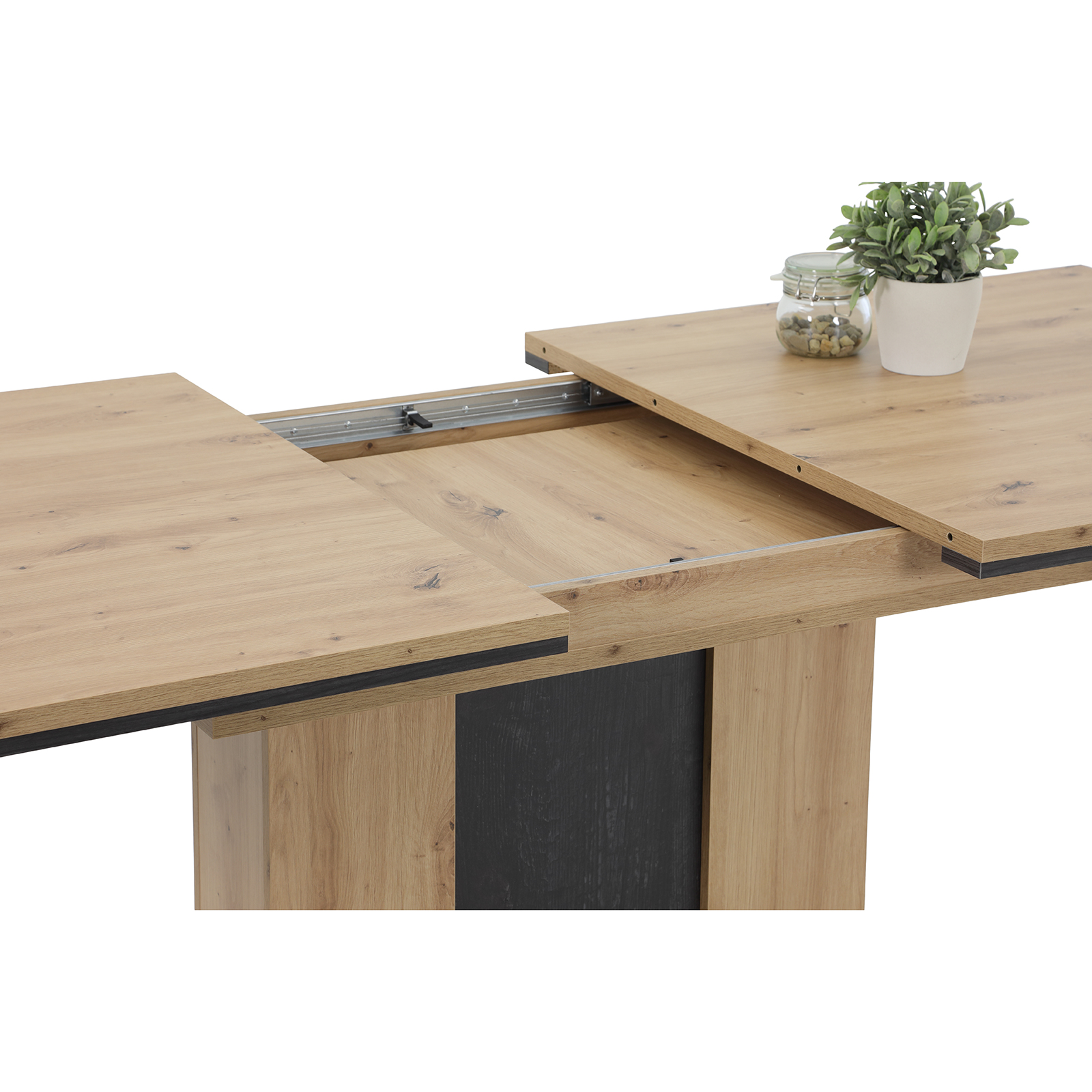 Esstisch Artisan EicheBurned Wood ausziehbar bis 210 cm Online