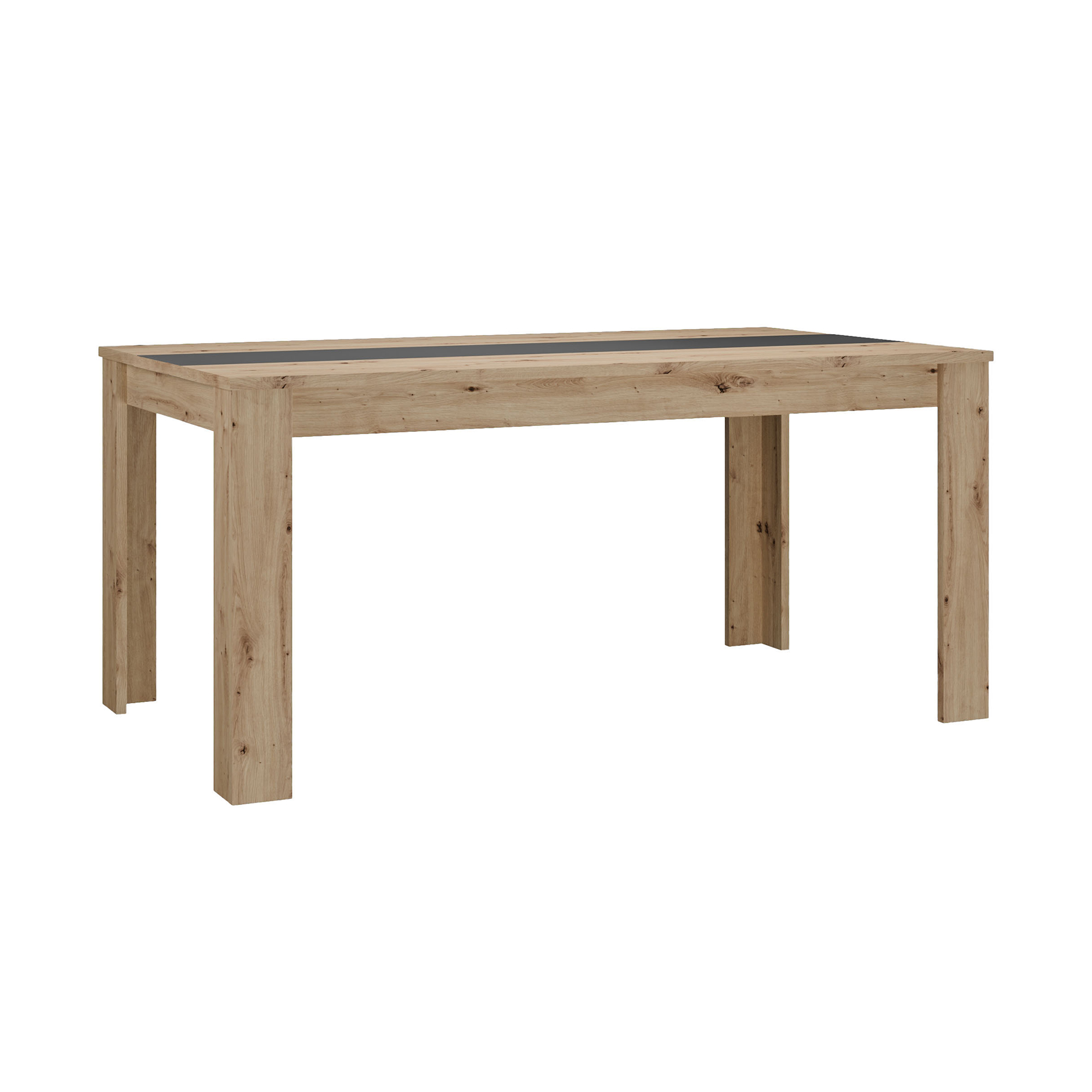 Esstisch - Artisan Eiche - grau - 160x90 cm