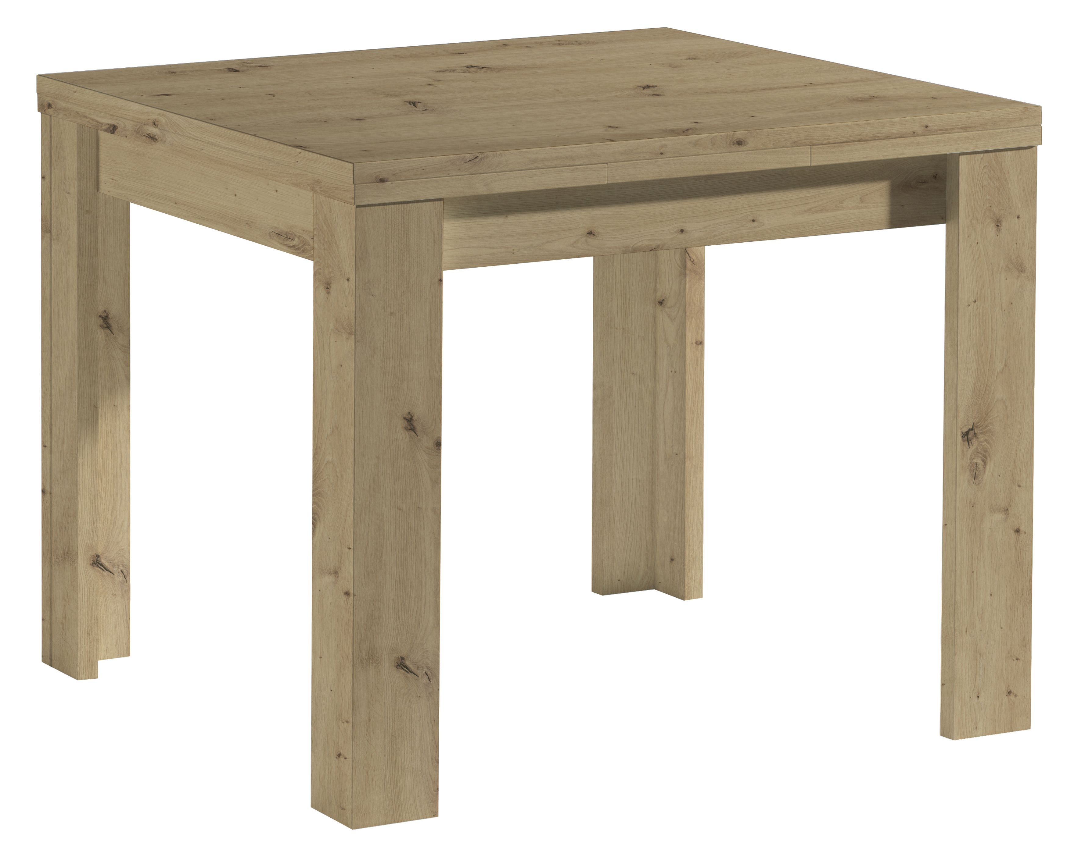 Esstisch - Asteiche - ausziehbar - 80 cm