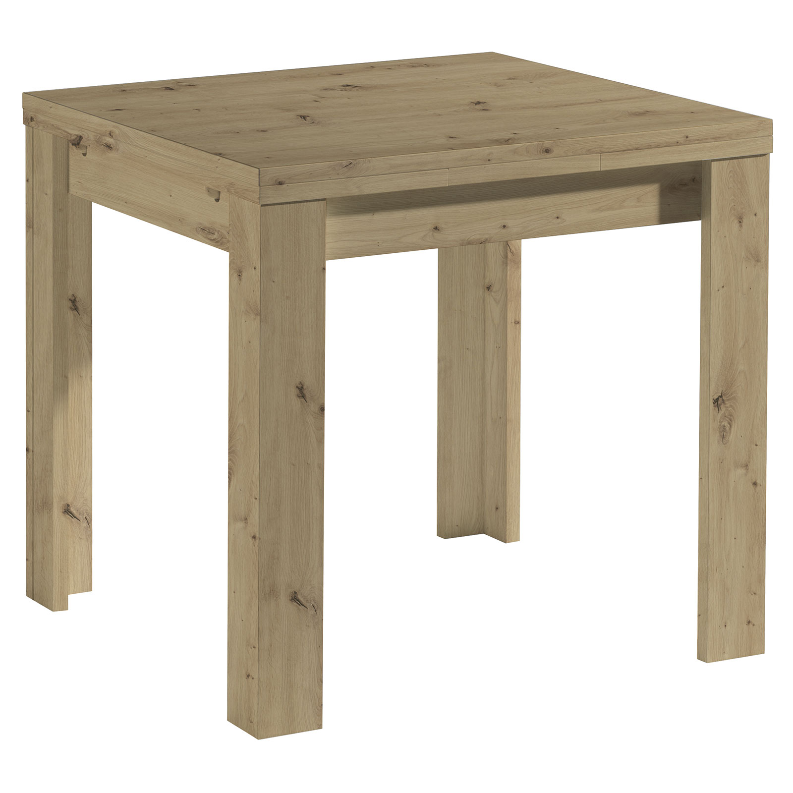 Esstisch - Asteiche - ausziehbar - 80 cm