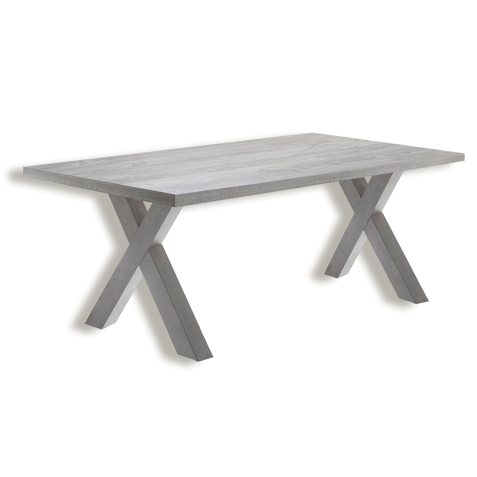 Esstisch - Betonoptik - Graphit - 160x90 cm