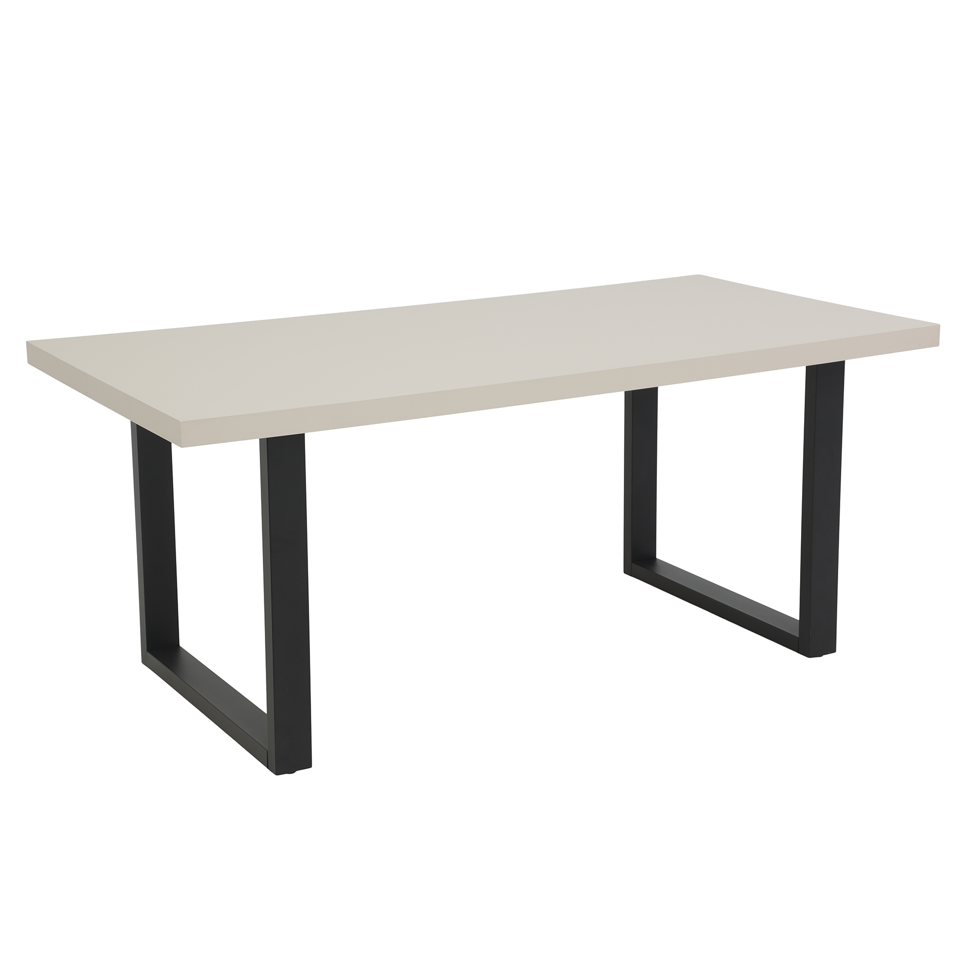 Esstisch - cashmere-schwarz - 180x90 cm