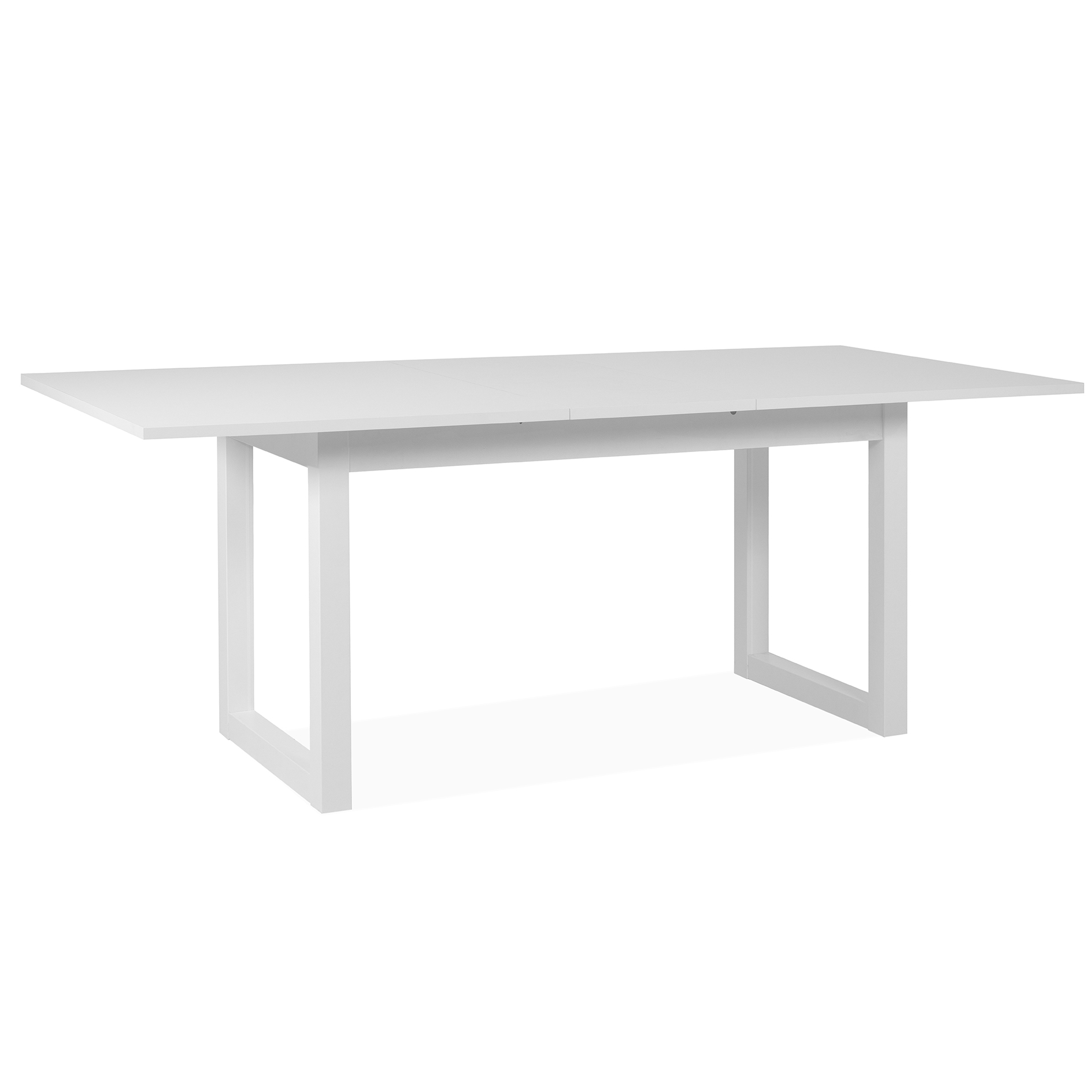 Esstisch DENVER - weiß - ausziehbar - 160-200x90 cm