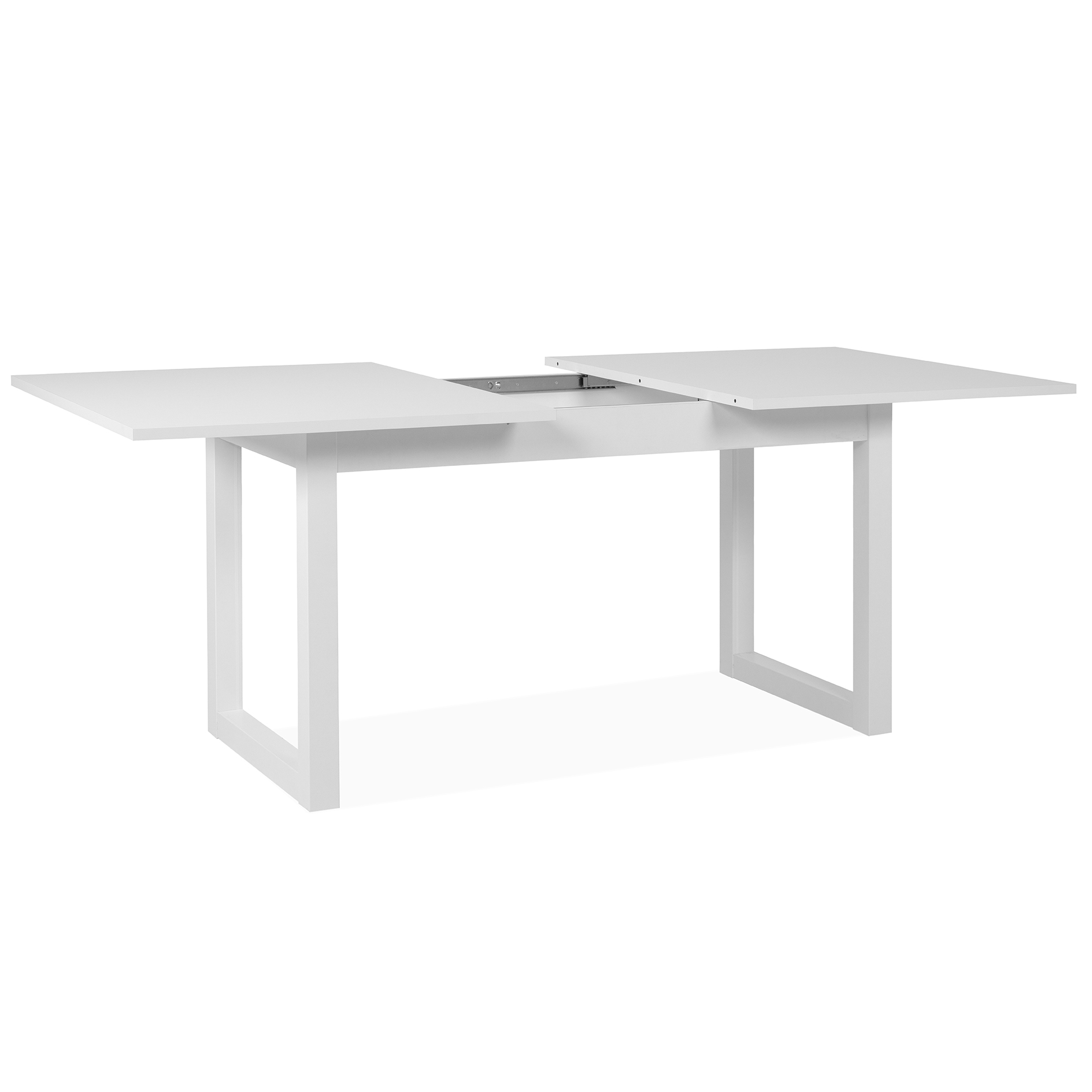 Esstisch DENVER - weiß - ausziehbar - 160-200x90 cm