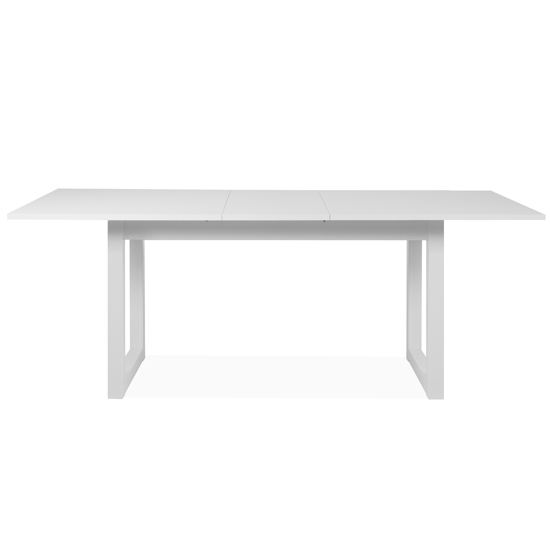 Esstisch DENVER - weiß - ausziehbar - 160-200x90 cm