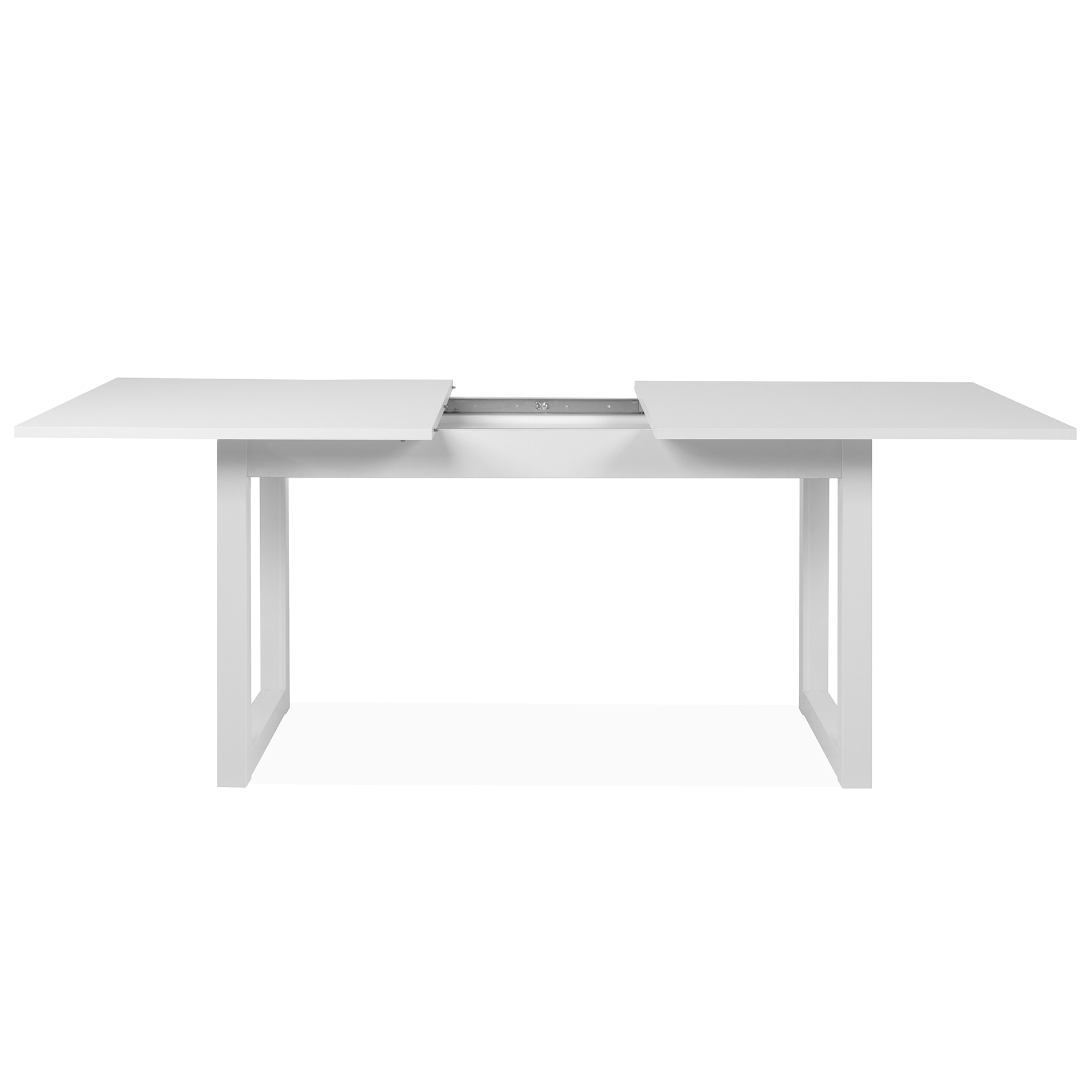 Esstisch DENVER - weiß - ausziehbar - 160-200x90 cm