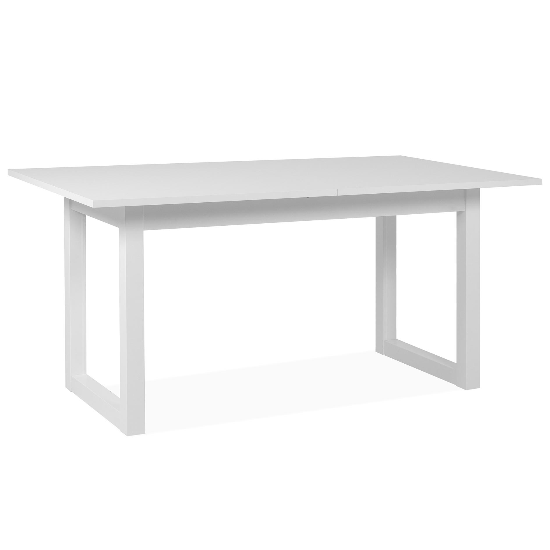 Esstisch DENVER - weiß - ausziehbar - 160-200x90 cm