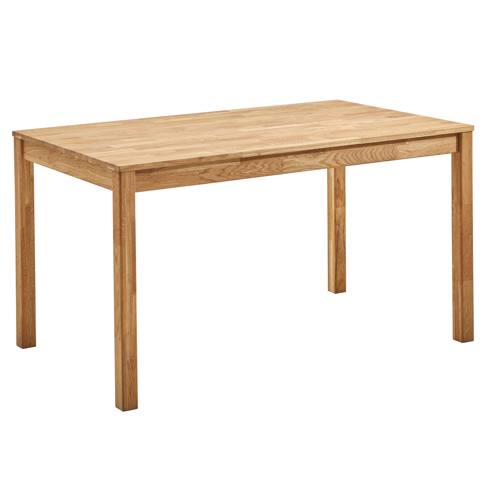 Esstisch - Eiche Massivholz - geölt - 140x80 cm