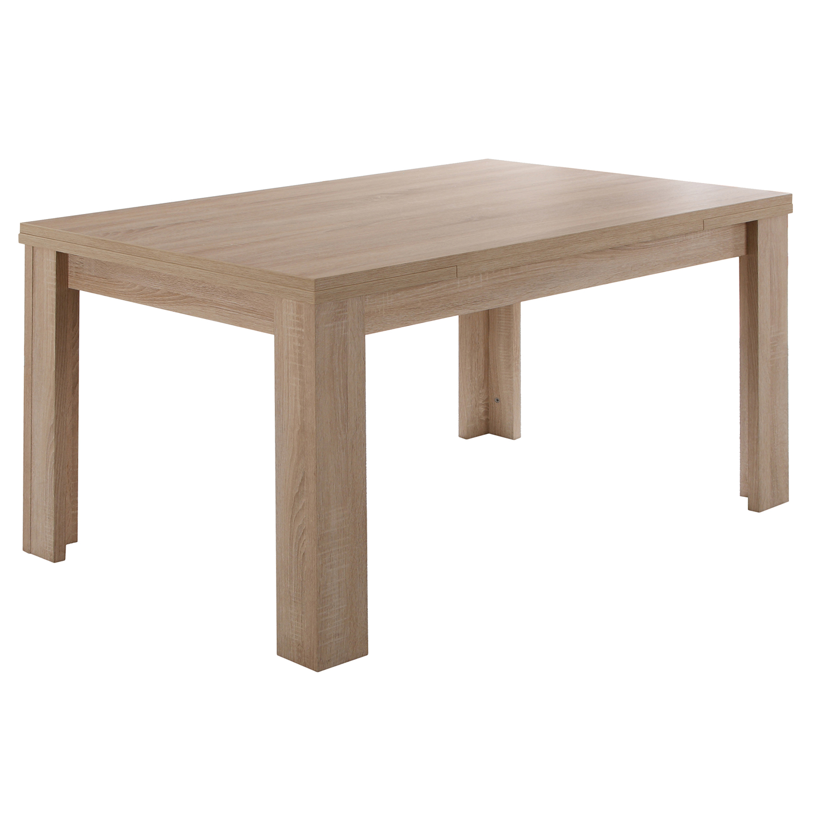 Esstisch - Eiche Sägerau - ausziehbar - 120 cm