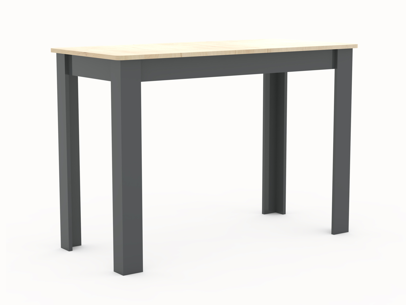 Esstisch ESAL 110 - Honig Eiche - anthrazit - 110x50 cm