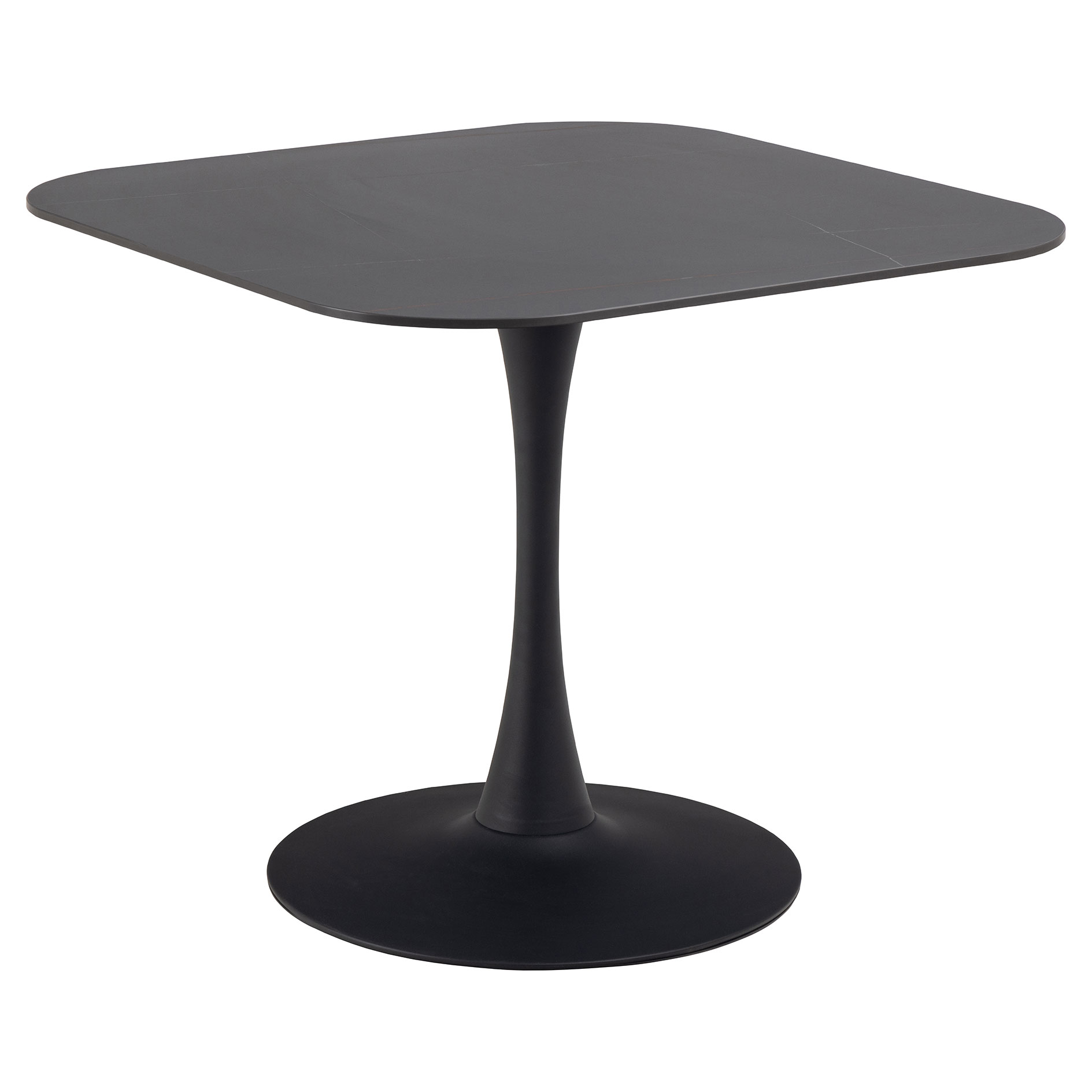 Esstisch MALTA - schwarz - Keramik - 90x90 cm