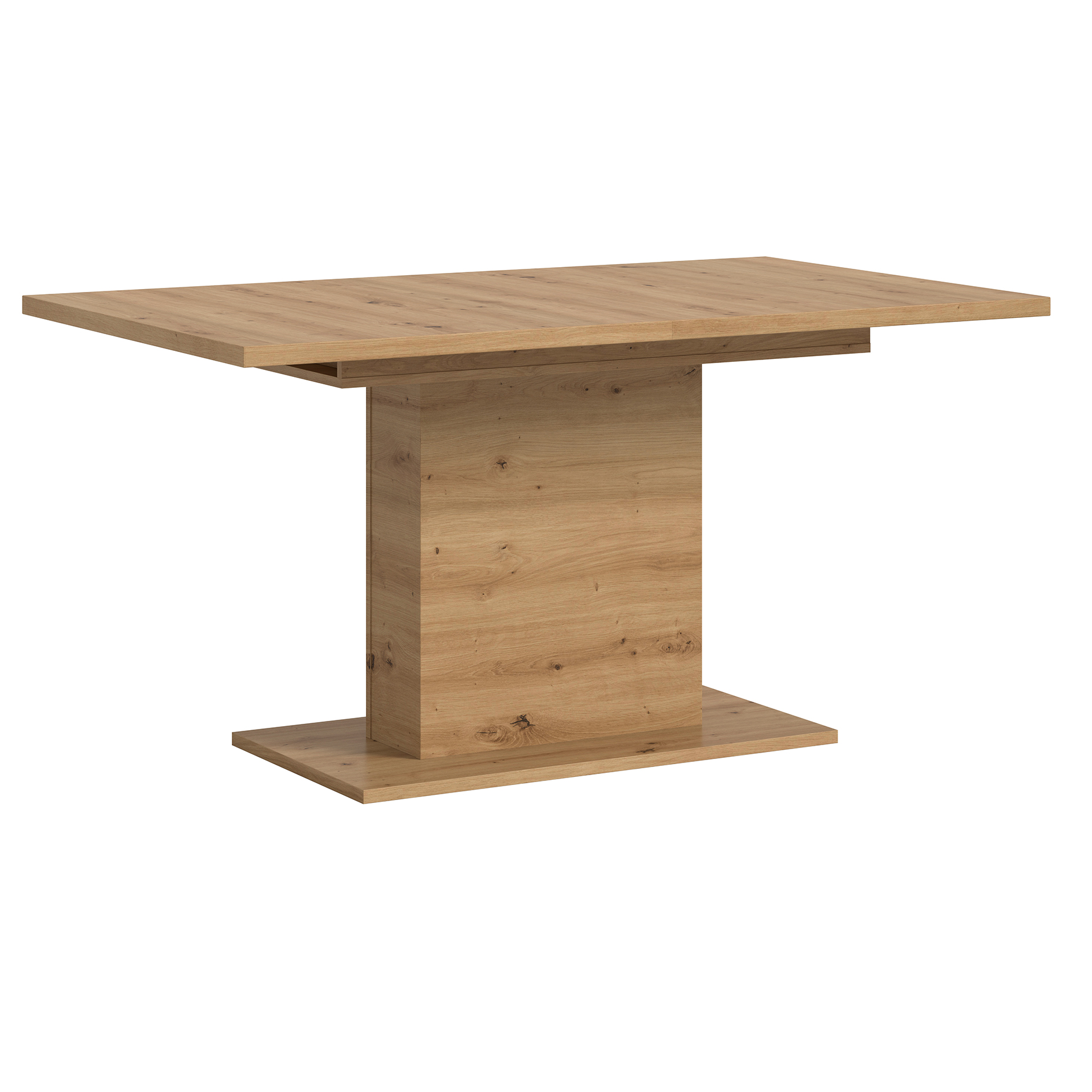 Esstisch MOTION - Artisan Eiche - ausziehbar - Säulen-Fuß