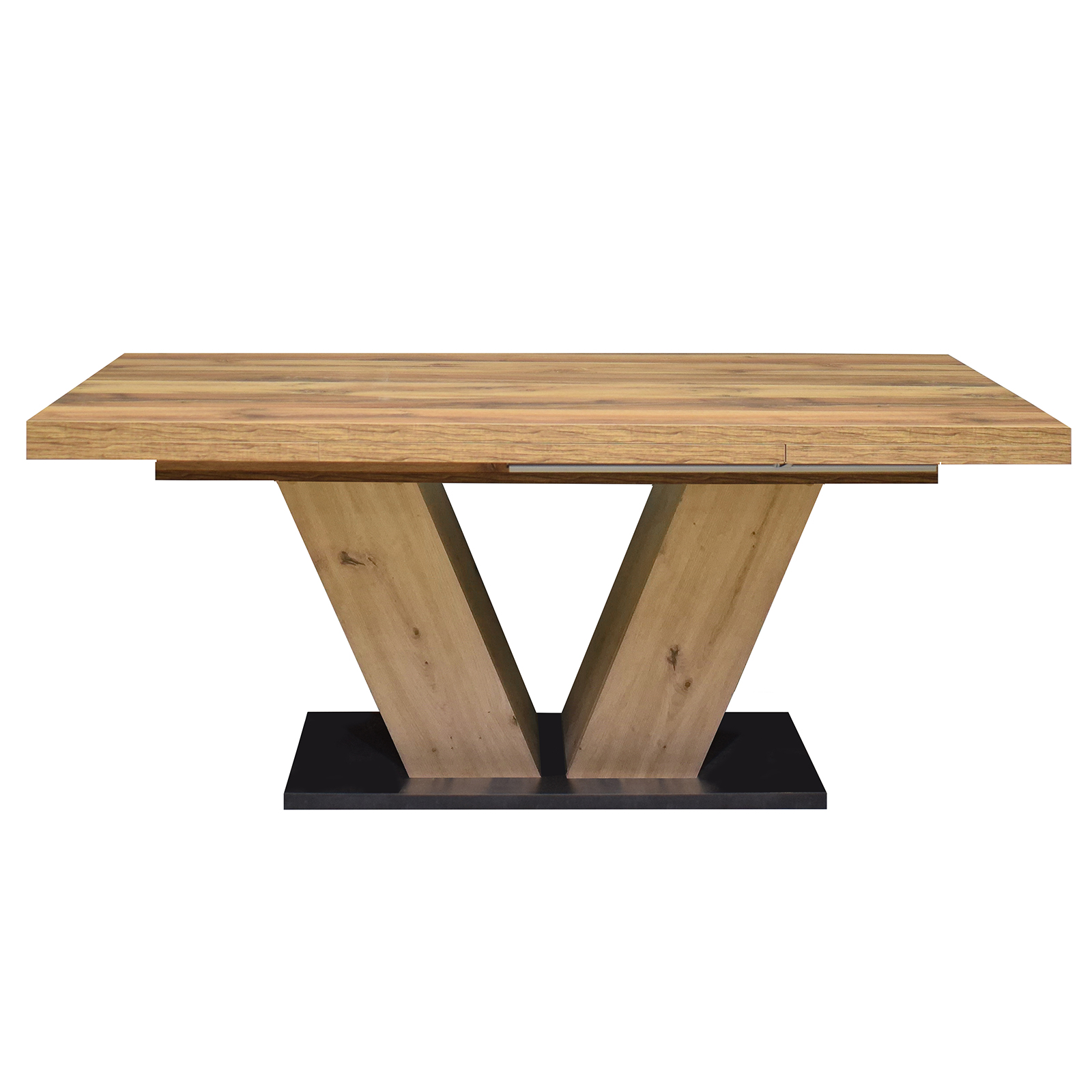Esstisch - Plankeneiche - Asteiche - ausziehbar - 160 cm