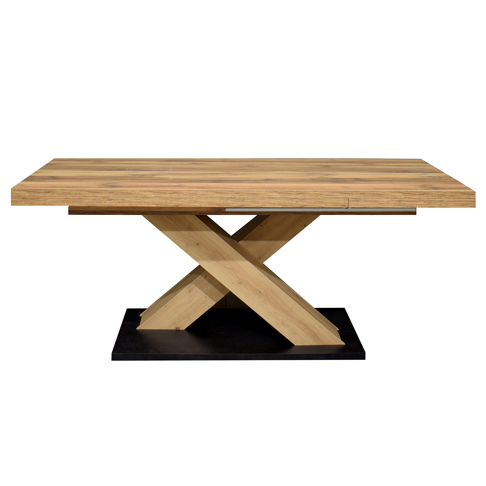 Esstisch - Plankeneiche - Asteiche - ausziehbar - 160 cm