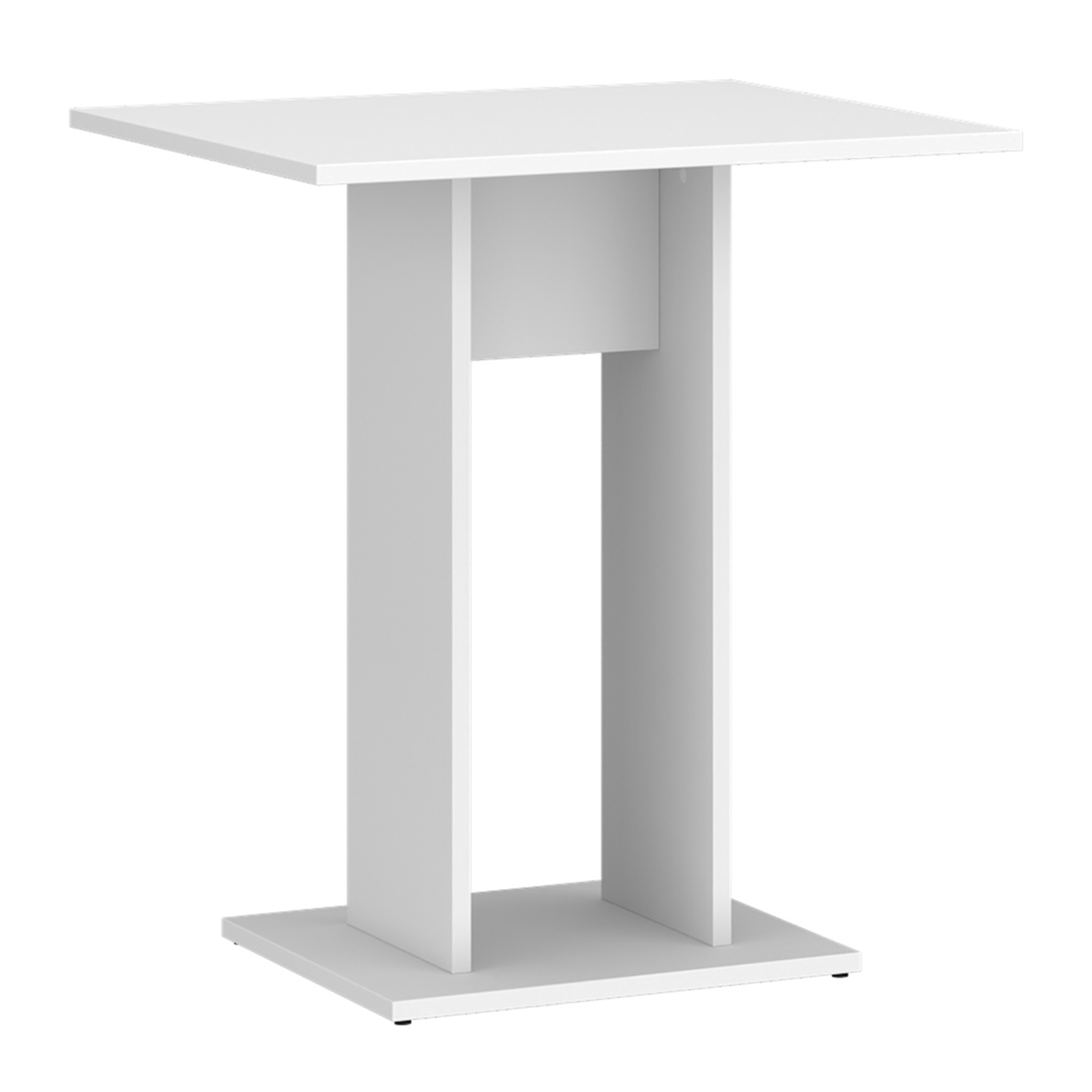 Esstisch - weiß - 67x67 cm