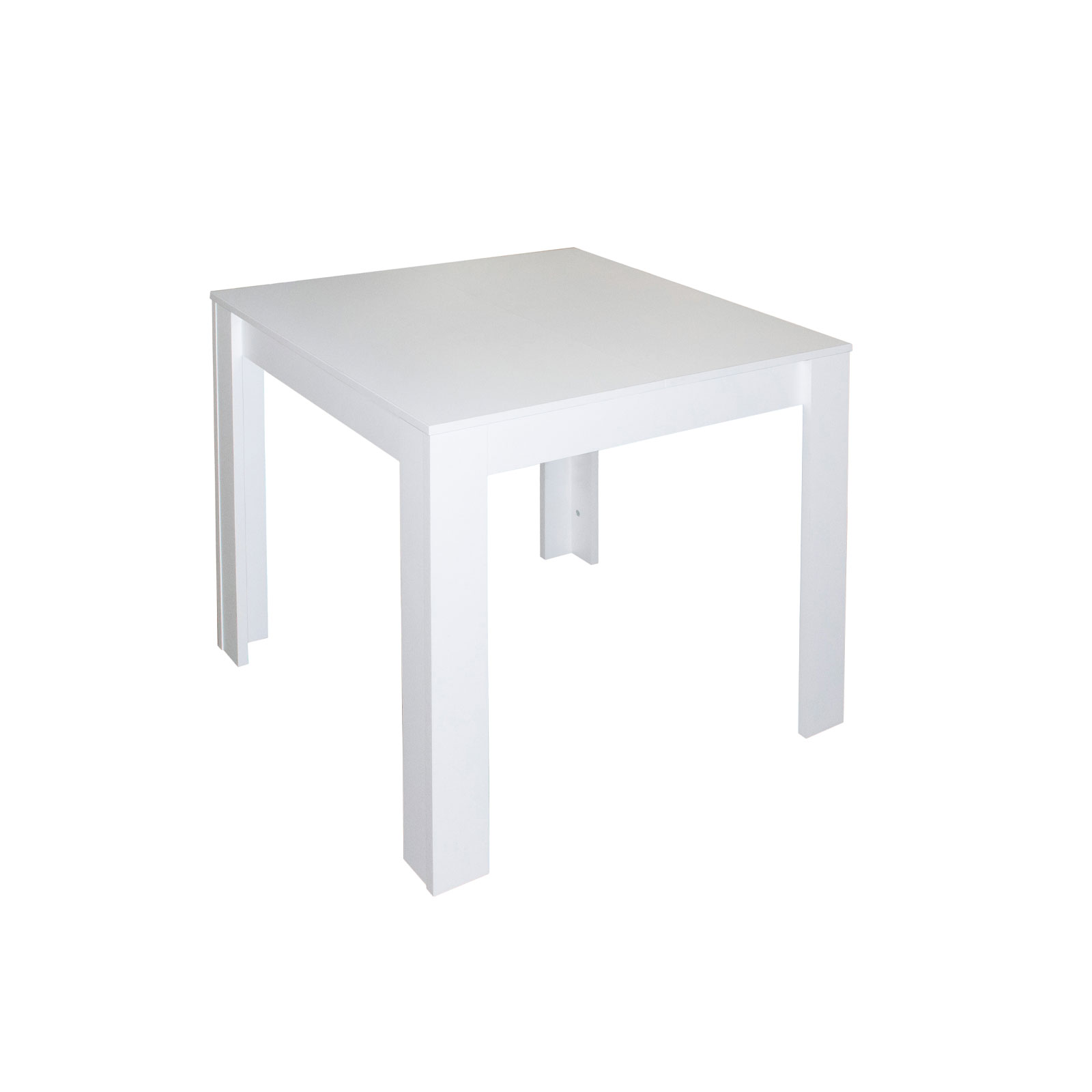 Esstisch - weiß - ausziehbar bis 120 cm